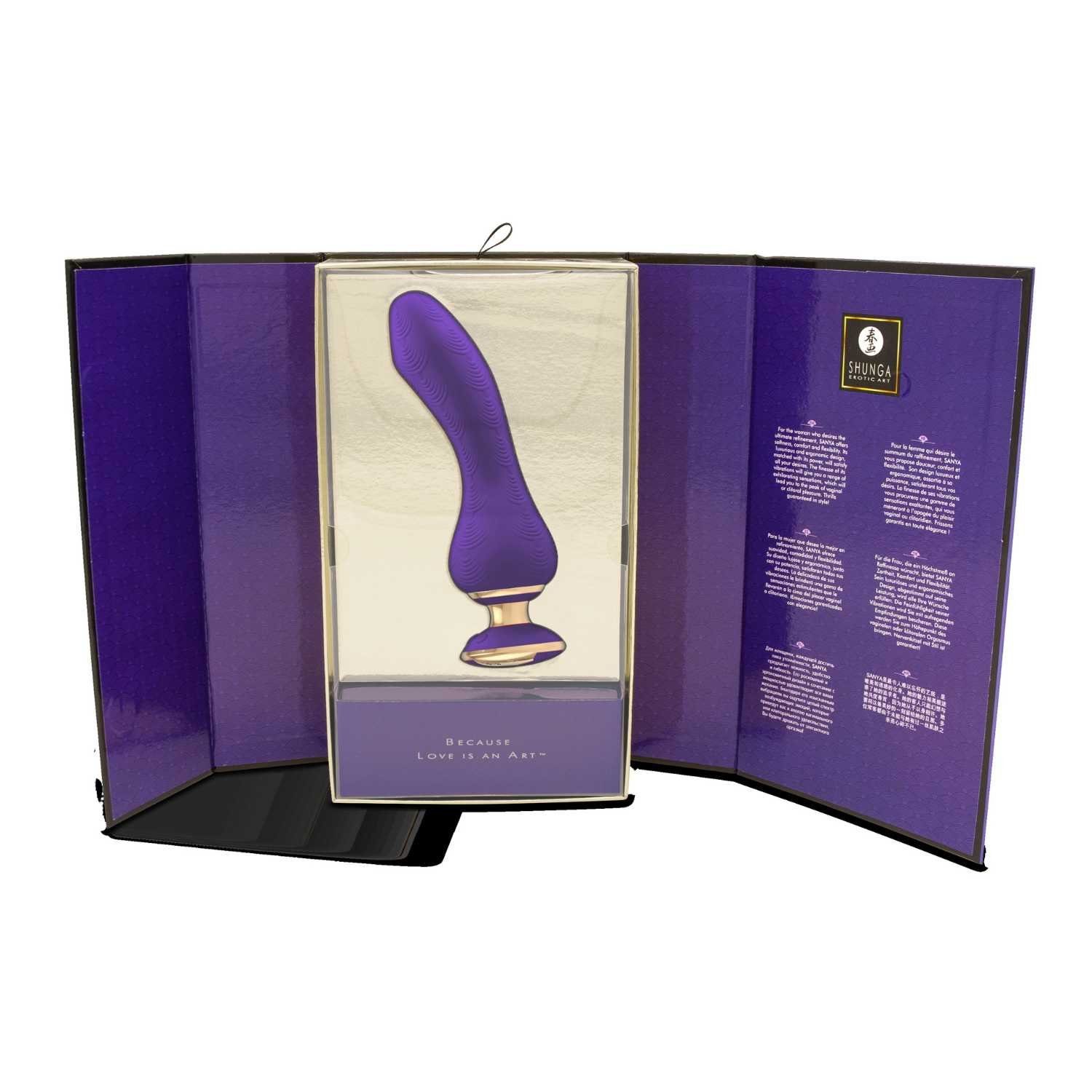 Vibrator klassischer Shunga Sanya violett Toys Vibrator Shunga
