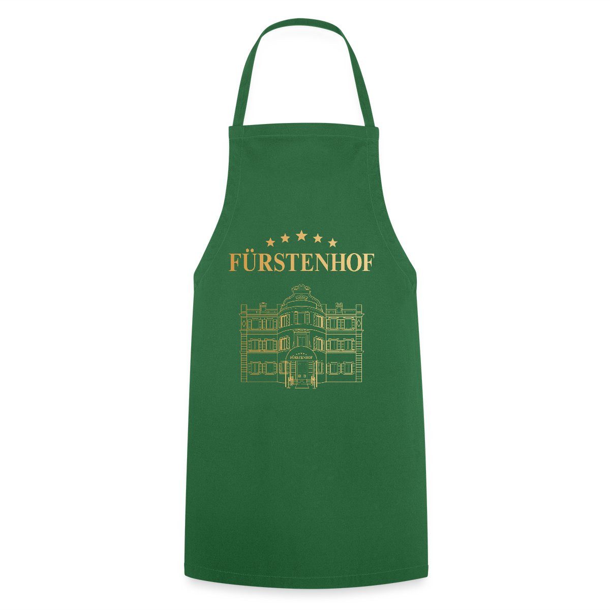 Spreadshirt Kochschürze Sturm Der Liebe Hotel Fürstenhof Logo Kochschürze, (1-tlg)