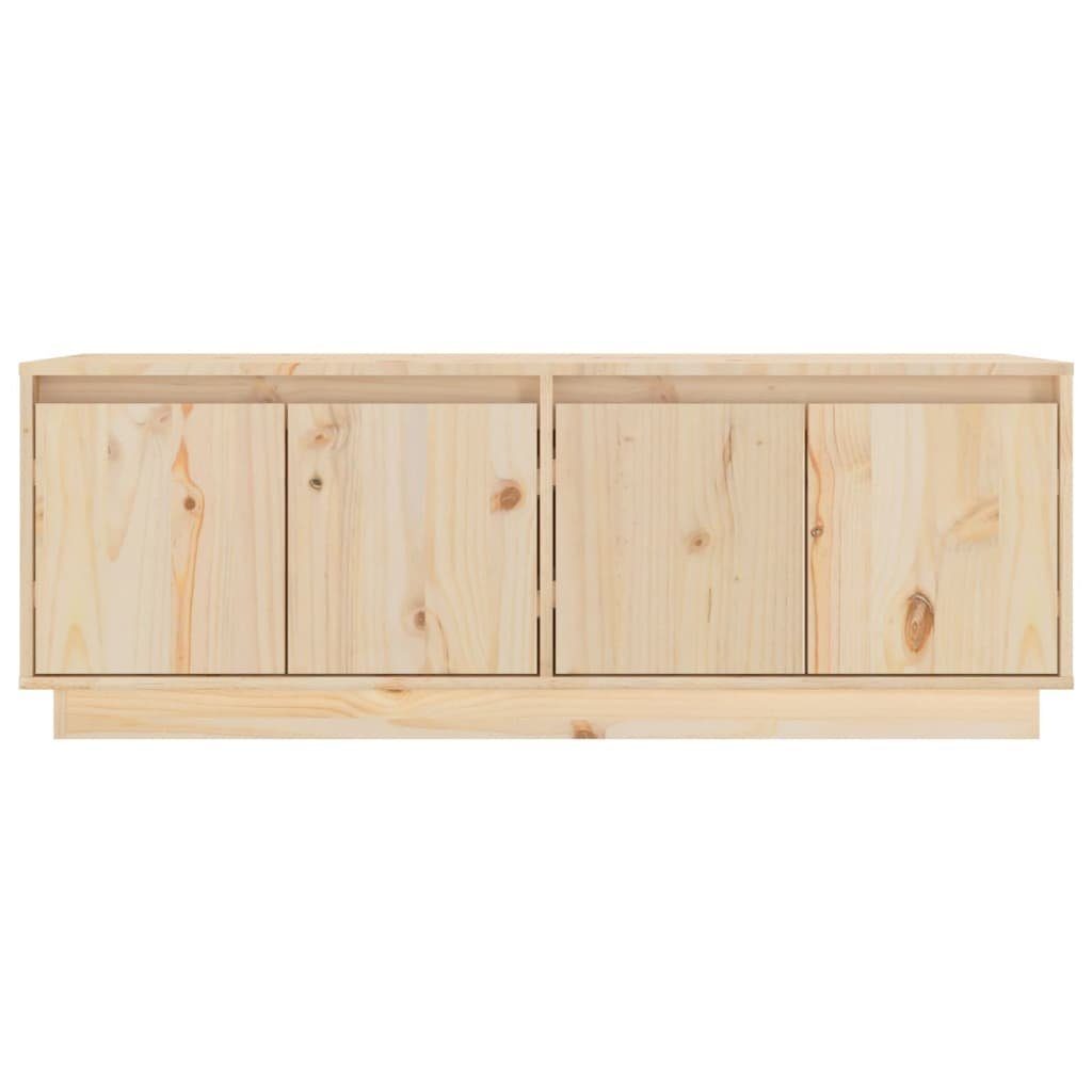 TV-Schrank Massivholz Kiefer 110x34x40 cm furnicato