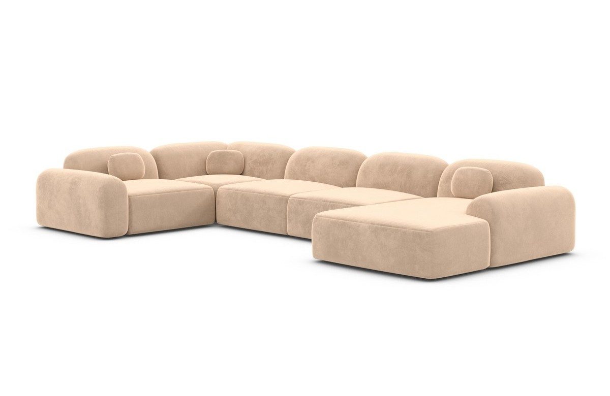 Sofa Dreams Wohnlandschaft Stoff Sofa Polstersofa Stoffcouch Stoffsofa Barc günstig online kaufen