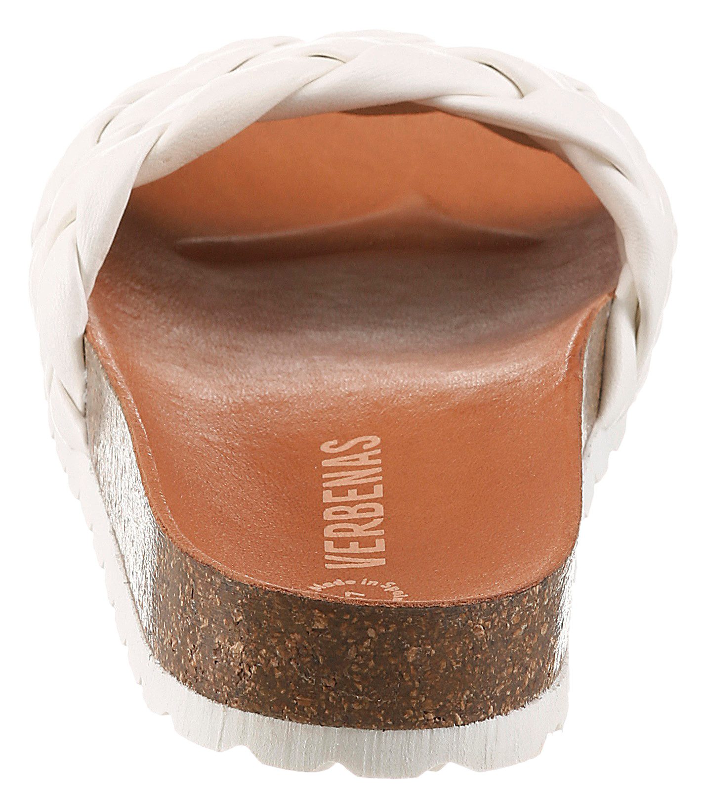 VERBENAS RICA TRENZA SOFT Pantolette Sommerschuh, Schlappen, Strandschuh mit geflochtener Bandage