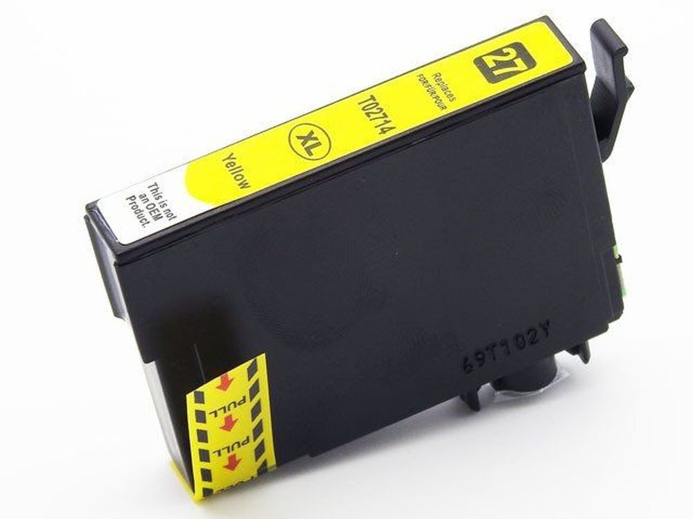 inkpro Druckerpatronen T27XL kompatibel mit Epson 27XL Tintenpatrone (T2791 (T2711), T2712, T2713, T2714 für WorkForce WF-3620, WF-3640, WF-7110, WF-7210, WF-7610, WF-7615, WF-7620, WF-7710, WF-7715, WF-7720, XL Füllmengen: Black 48 ml, Cyan, Magenta, Yellow je 17 ml)