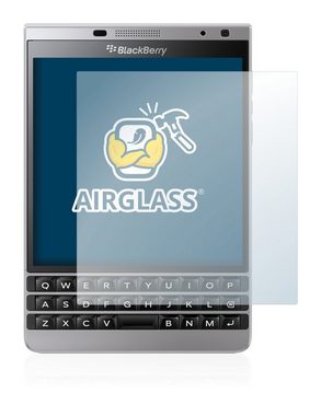 BROTECT flexible Panzerglasfolie für BlackBerry Passport Silver Edition, Displayschutzglas, Schutzglas Glasfolie klar