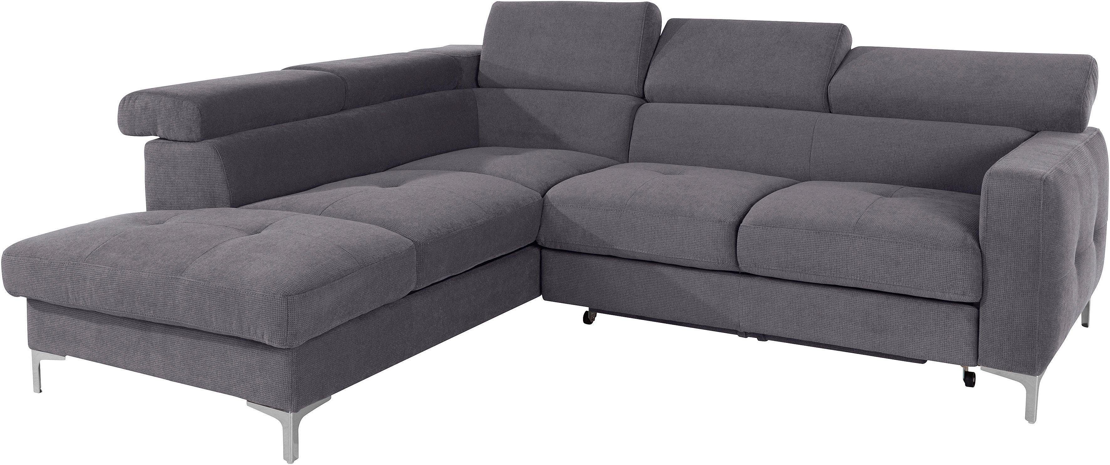 COTTA Polstergarnitur Sammy L-Form, (Set), Set bestehend aus: Ecksofa mit K günstig online kaufen