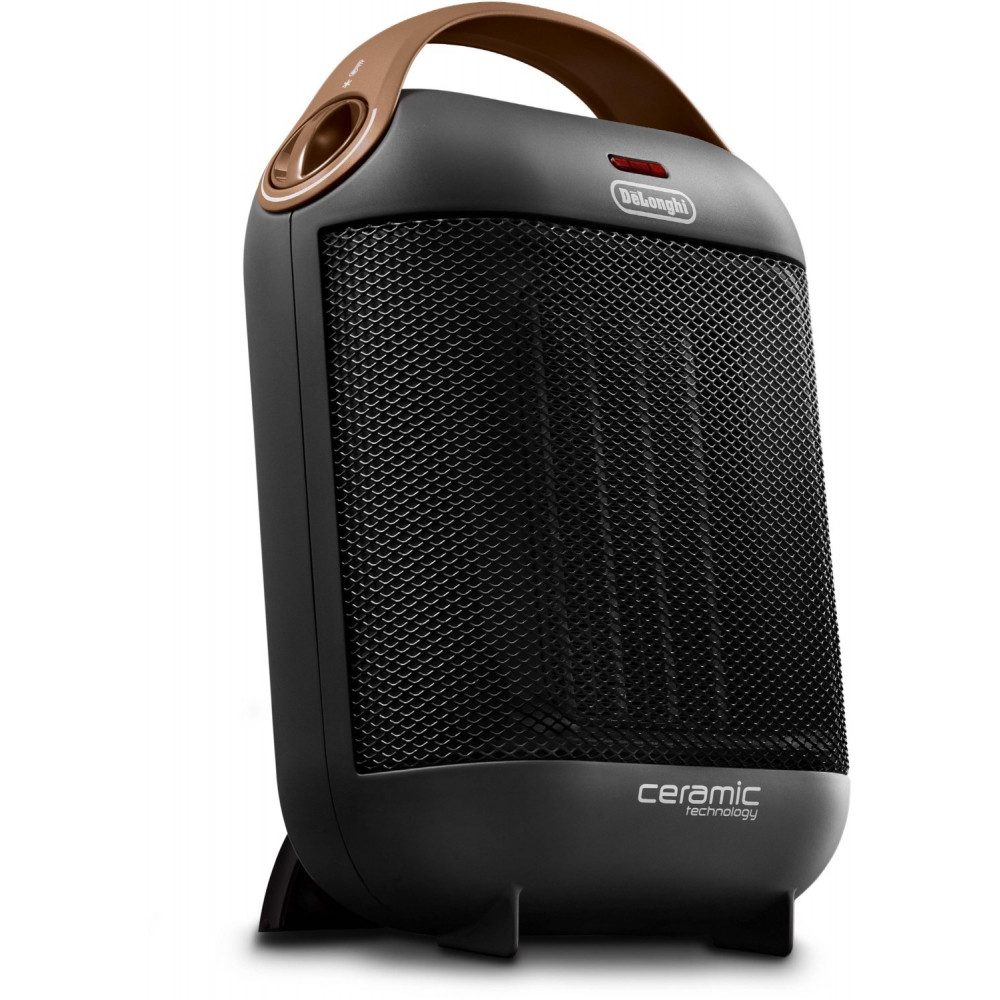 De'Longhi® Pinguino Badschnellheizer DeLonghi HFX30C18.AG Keramik-Heizer grau Heizgerät