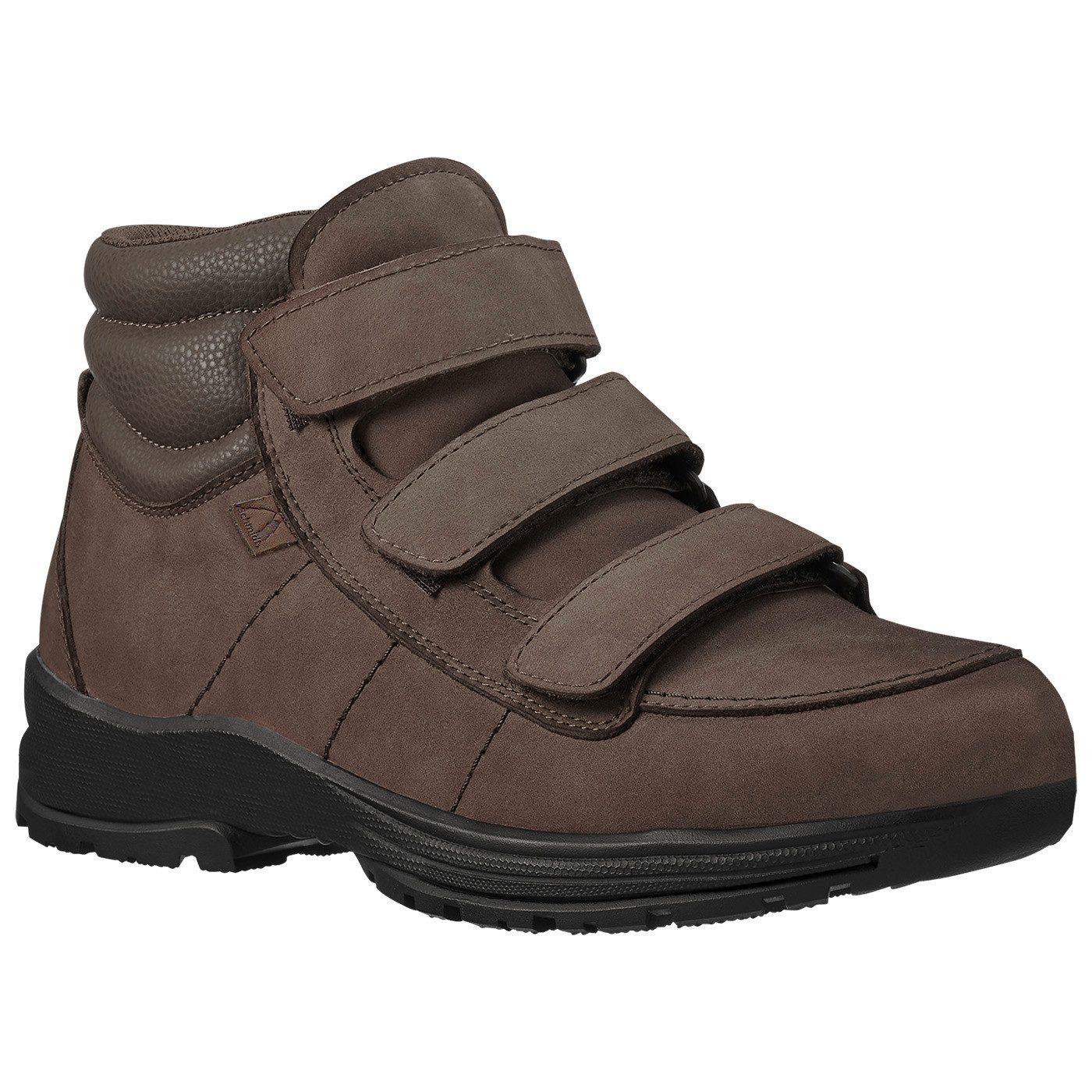 Schmidt Jagdhalbstiefel Nubukleder mit Klett Wanderschuh Wasserabweisend
