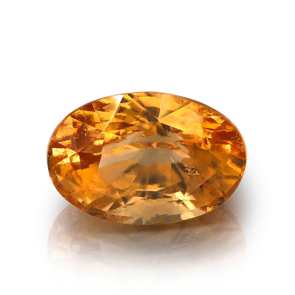 Cavill Edelstein Grossular 4,97 ct Ovalschliff, orange Schmuckstein Madagaskar, (1-St)