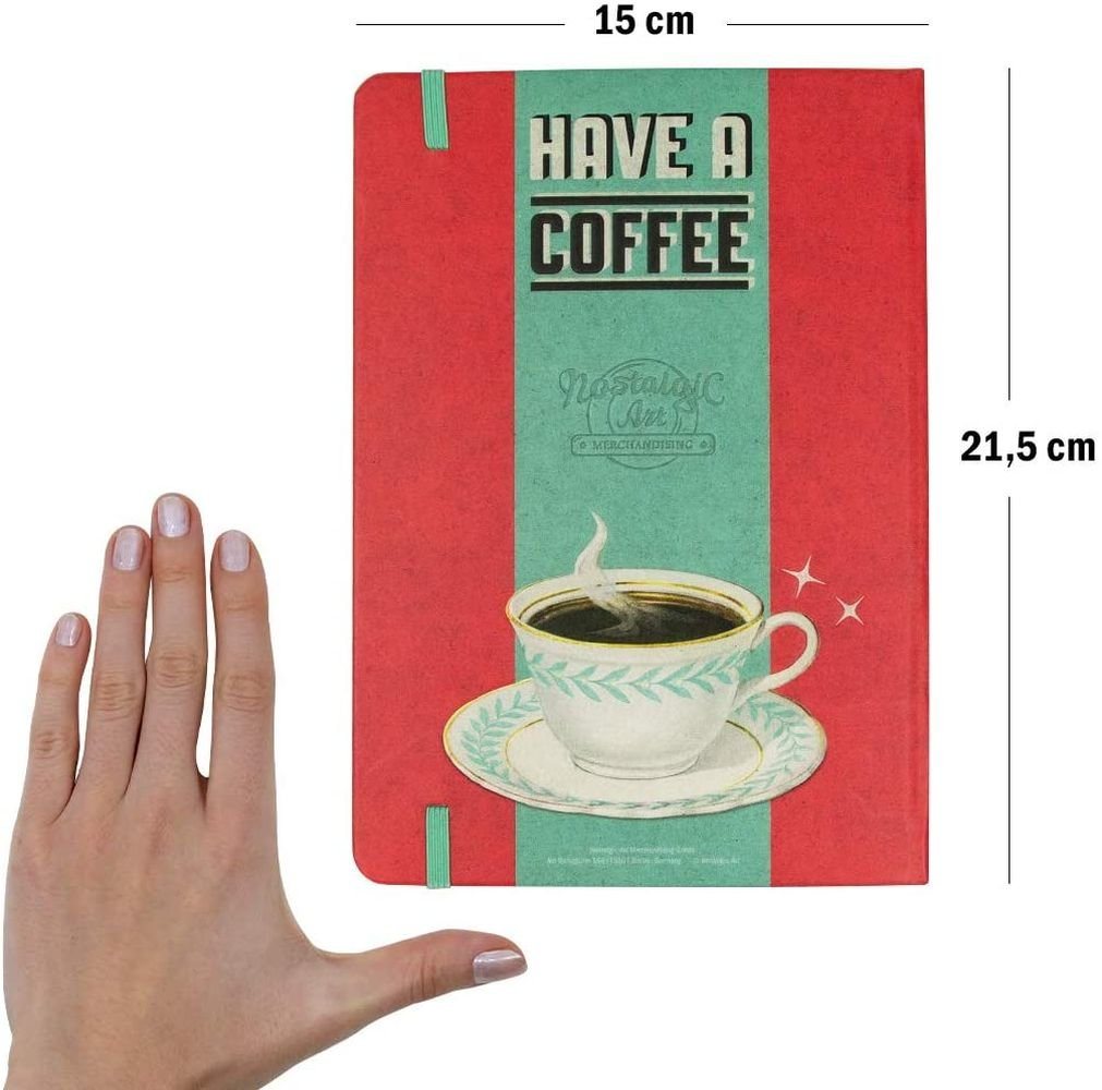 Thumbnail - Nostalgic-Art Notizbuch DIN A5 Notizbuch - Have A Coffee