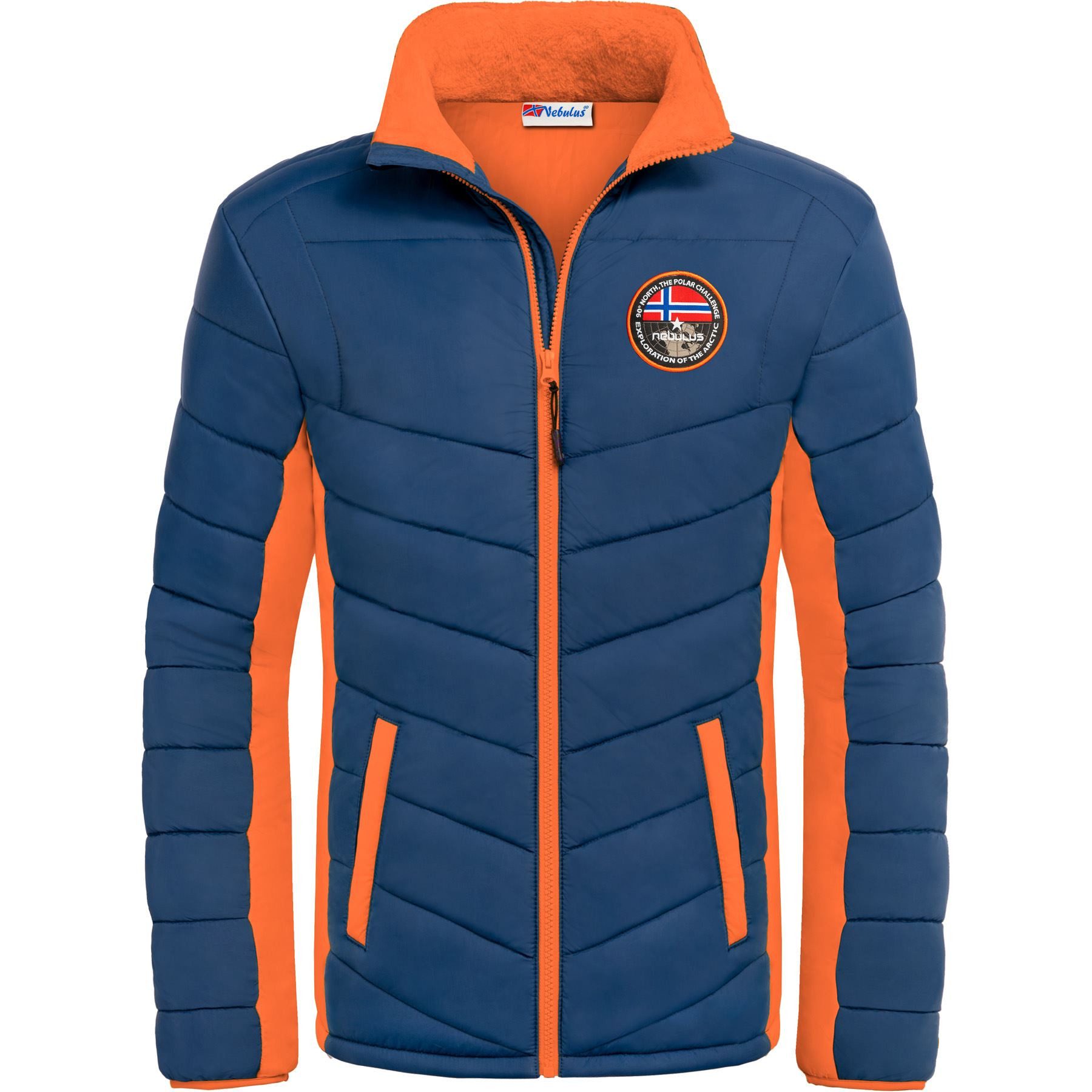 Nebulus Winterjacke GENIUS, P5853 - Herren, navy-orange, XXL