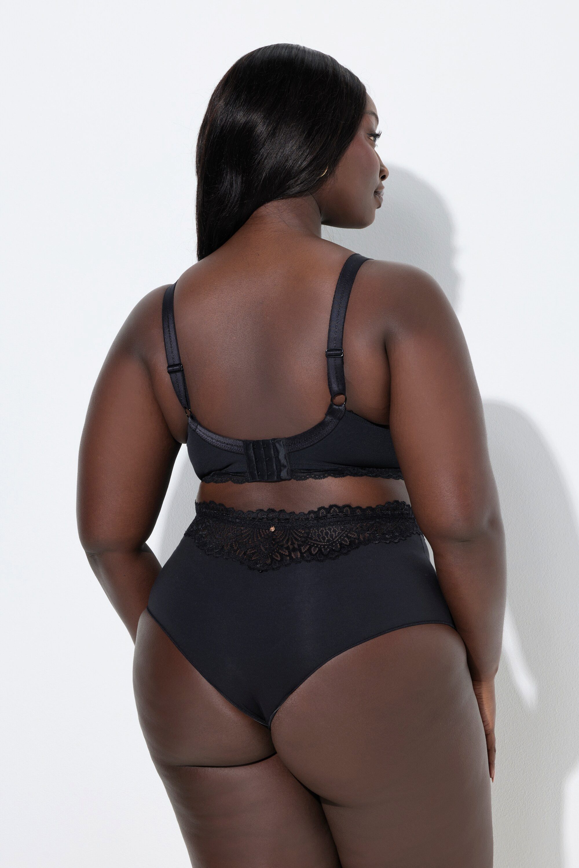 Ulla Popken Bügelloser BH TruYou Bralette Softschalen Spitze ohne Bügel
