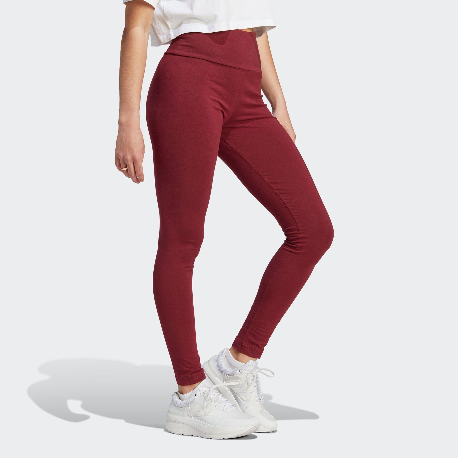 (1-tlg) White Leggings W Shadow Sportswear / LEG adidas Red adidas LIN Performance