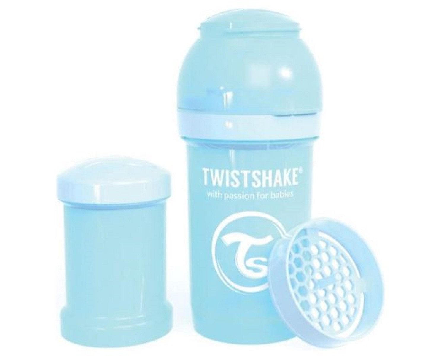 Babyflasche Twistshake Babyflasche 180 ml – Mit Anti-Kolik-System und Mischsieb