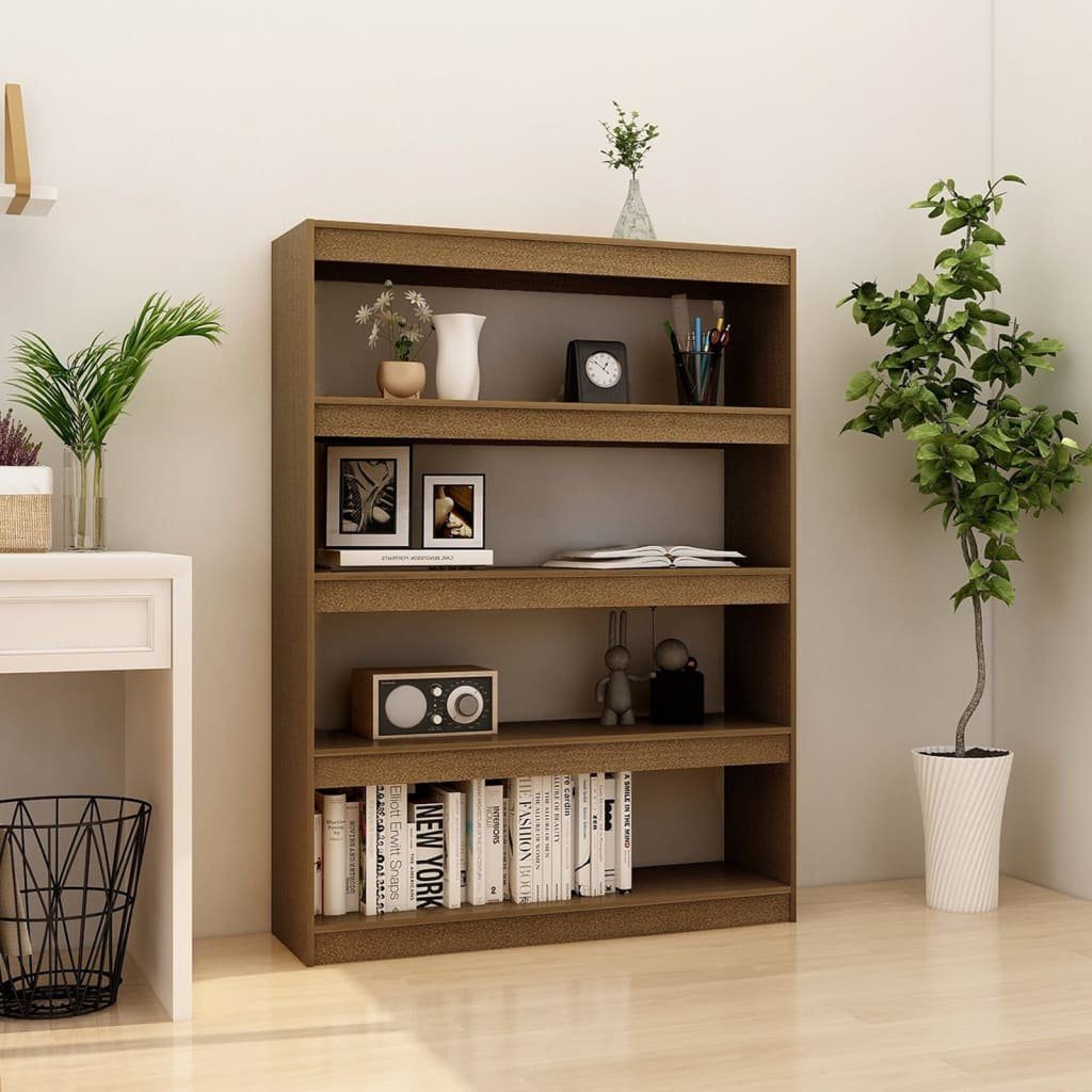 furnicato Bücherregal Bücherregal/Raumteiler 100x30x135,5 cm Massivholz günstig online kaufen