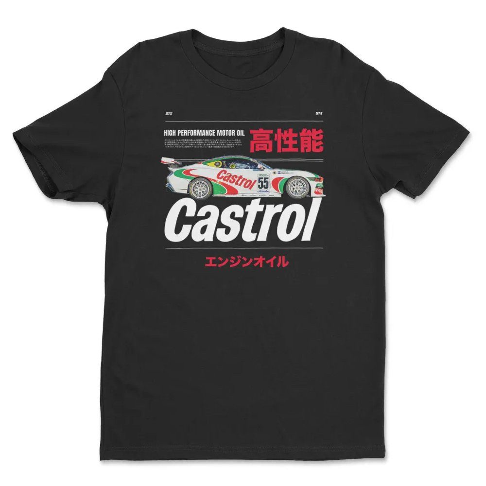 Castrol T-Shirt Bold Retro Castrol Car T-Shirt