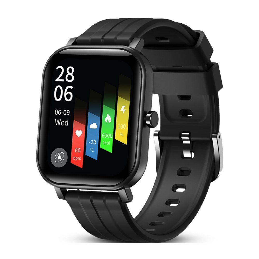 Insma Smartwatch (1,65 Zoll), 1-tlg., Multisonsor IP67 Wasserdicht