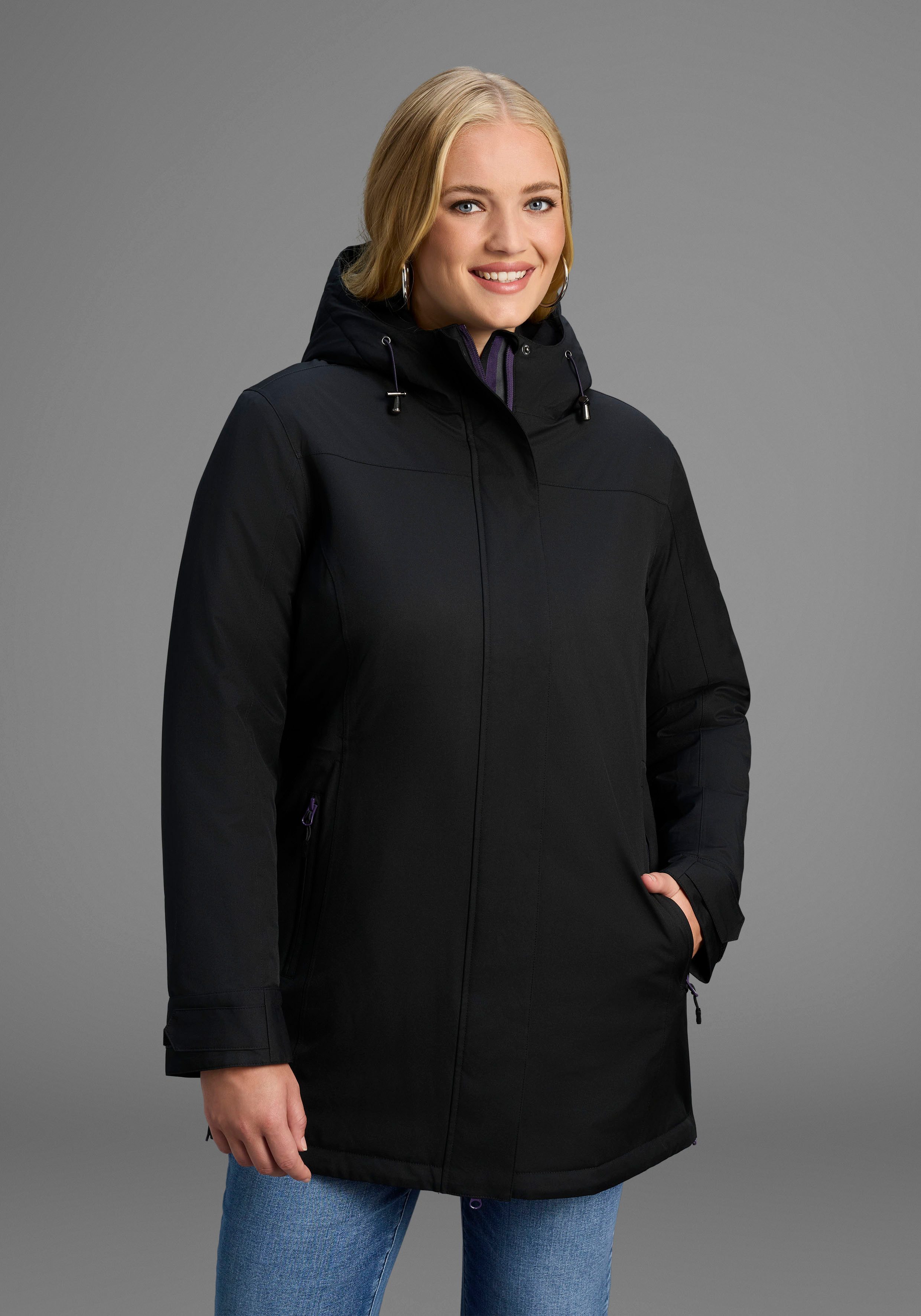 Polarino Funktionsjacke Atmungsaktiv, winddicht, wasserdicht. Wassersäule günstig online kaufen