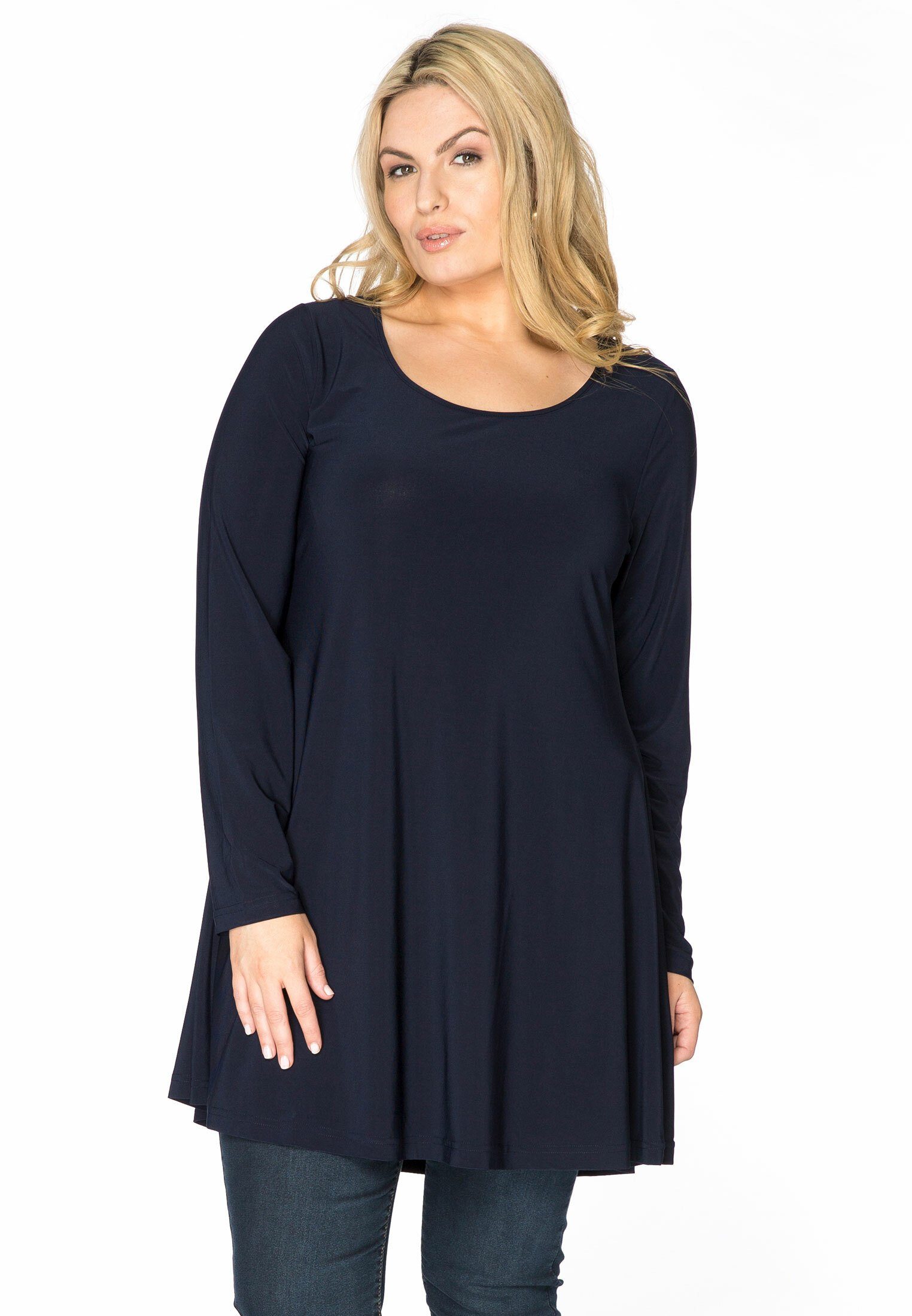 YOEK Langarmshirt Damen Langarmshirt Große Größen
