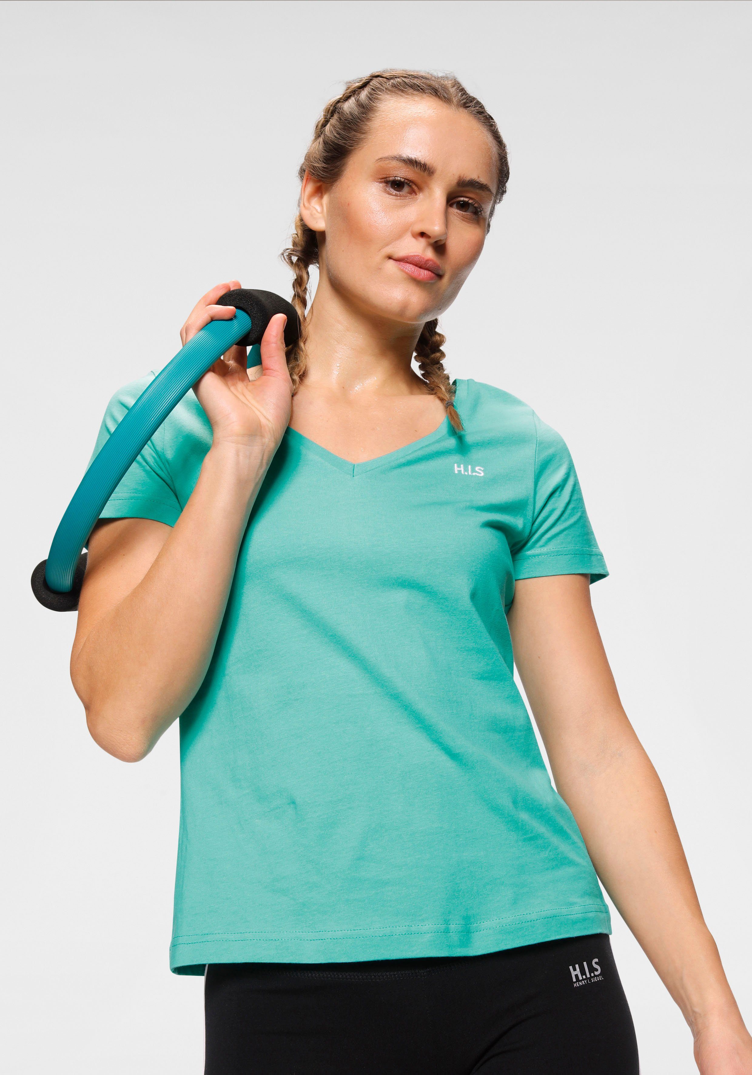 H.I.S T-Shirt Essential-Basics (Spar-Set, 3er-Pack) hüftlange günstig online kaufen