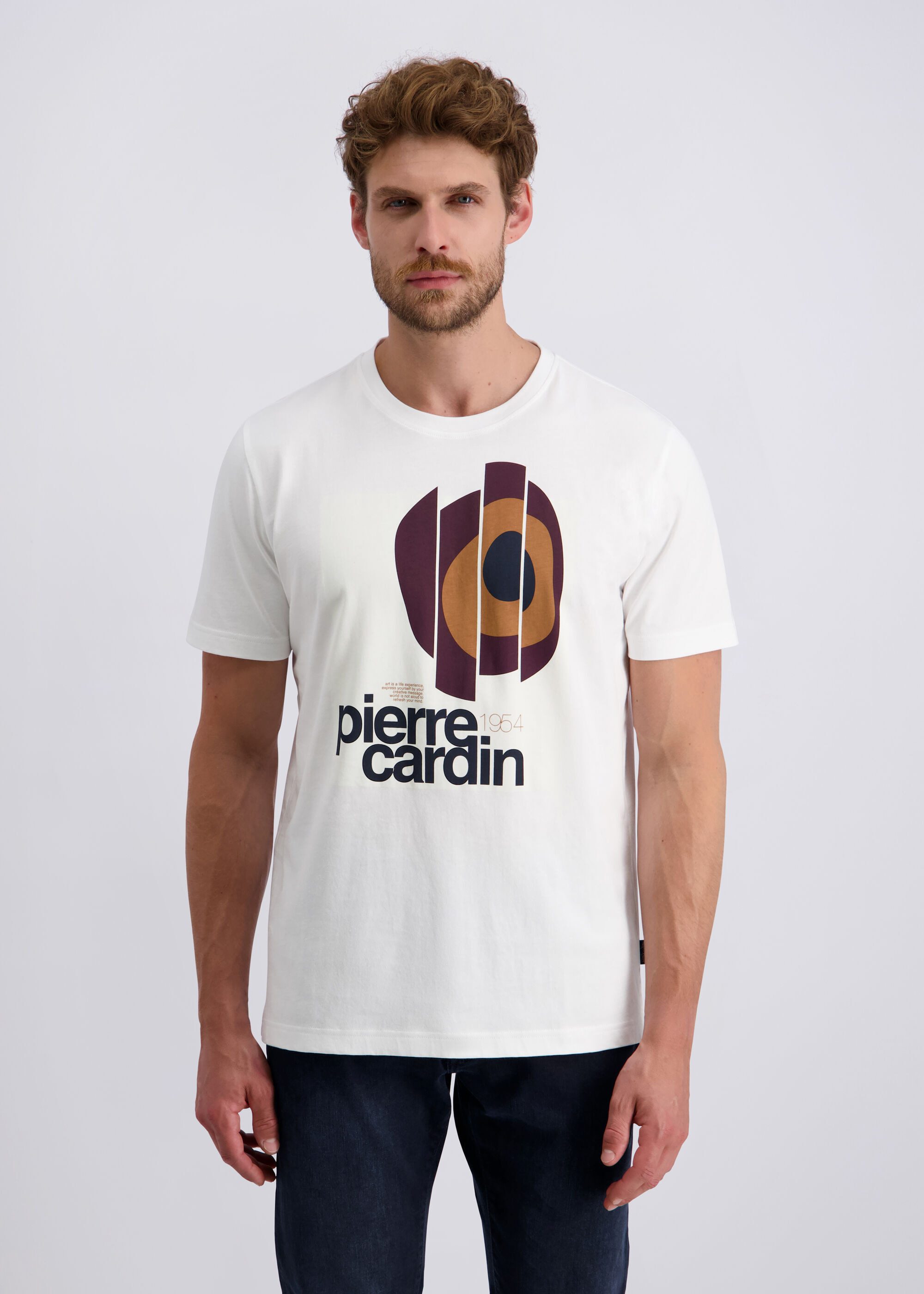 Pierre Cardin Print-Shirt (1-tlg)