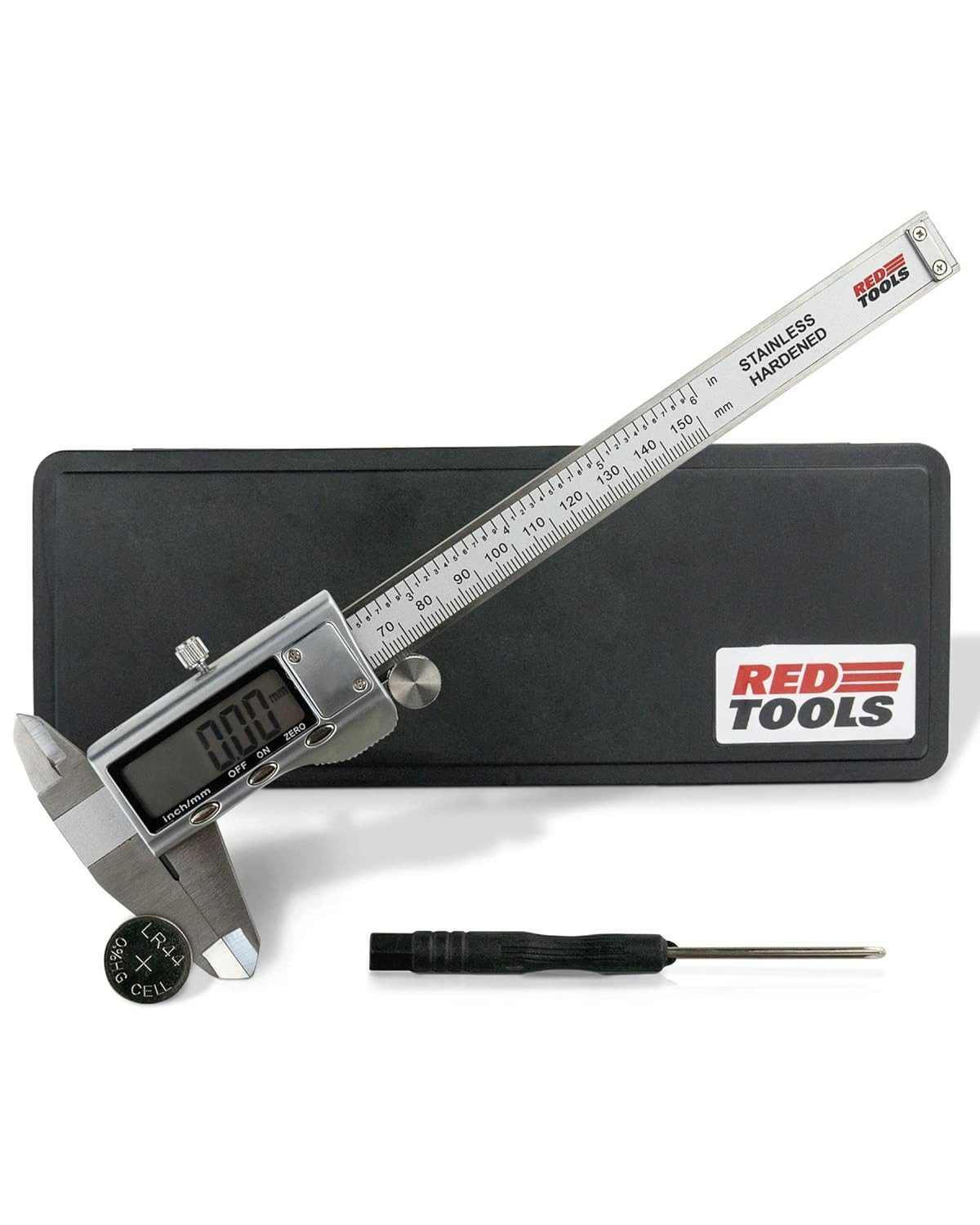 Messschieber Digital - Messwerkzeug mit LCD-Display - 0-150 mm / 0-6 Zoll