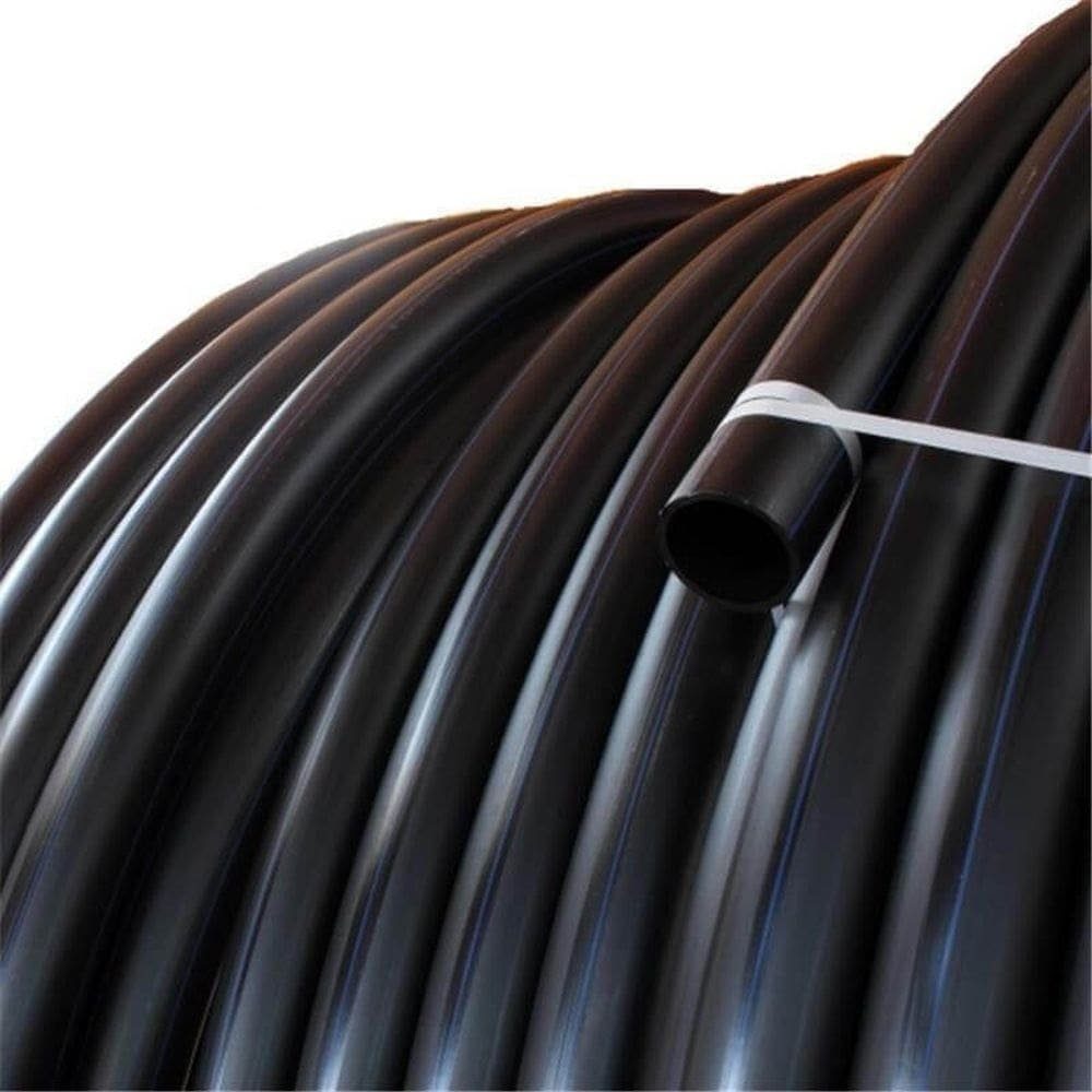 Hoopomania HDPE-Rohr Kunststoffrohr aus PE-25mm, SCHWARZ, Meterware, (Meterware), Kunststoffrohr, 20.4 mm