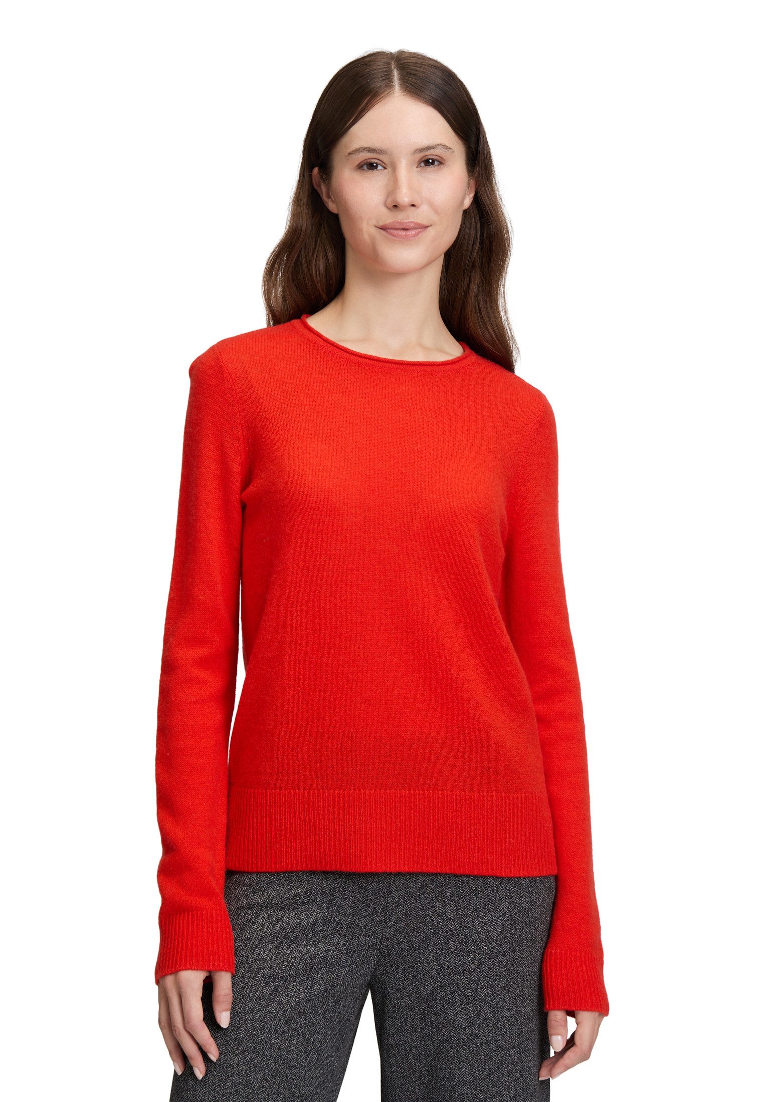 Cartoon Вязаные свитера Damen Kaschmir-Pullover mit Rundhalsausschnitt (1-tlg)