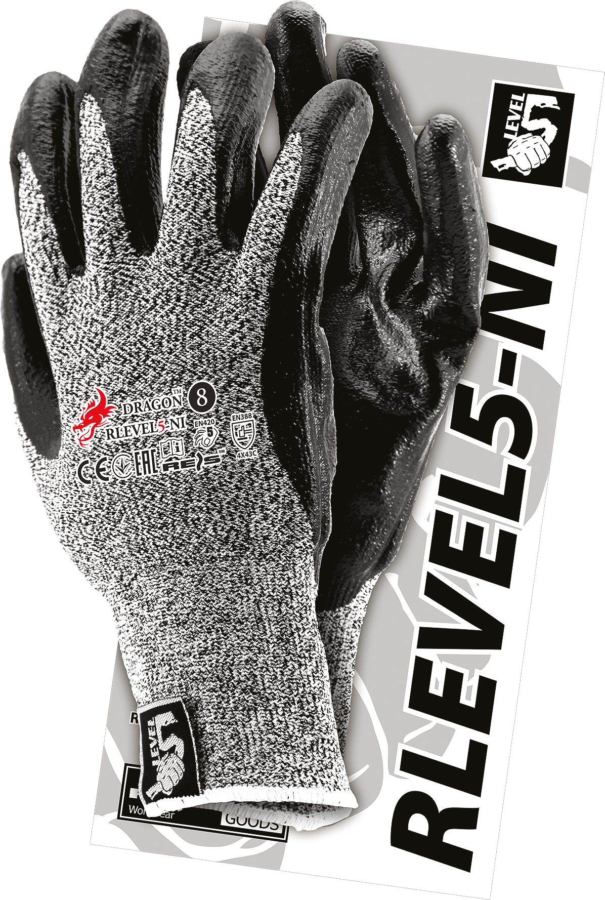 Reis Arbeitshandschuh-Set 12 Paar Arbeitshandschuhe Schnittfest Abriebfest und Reißfest