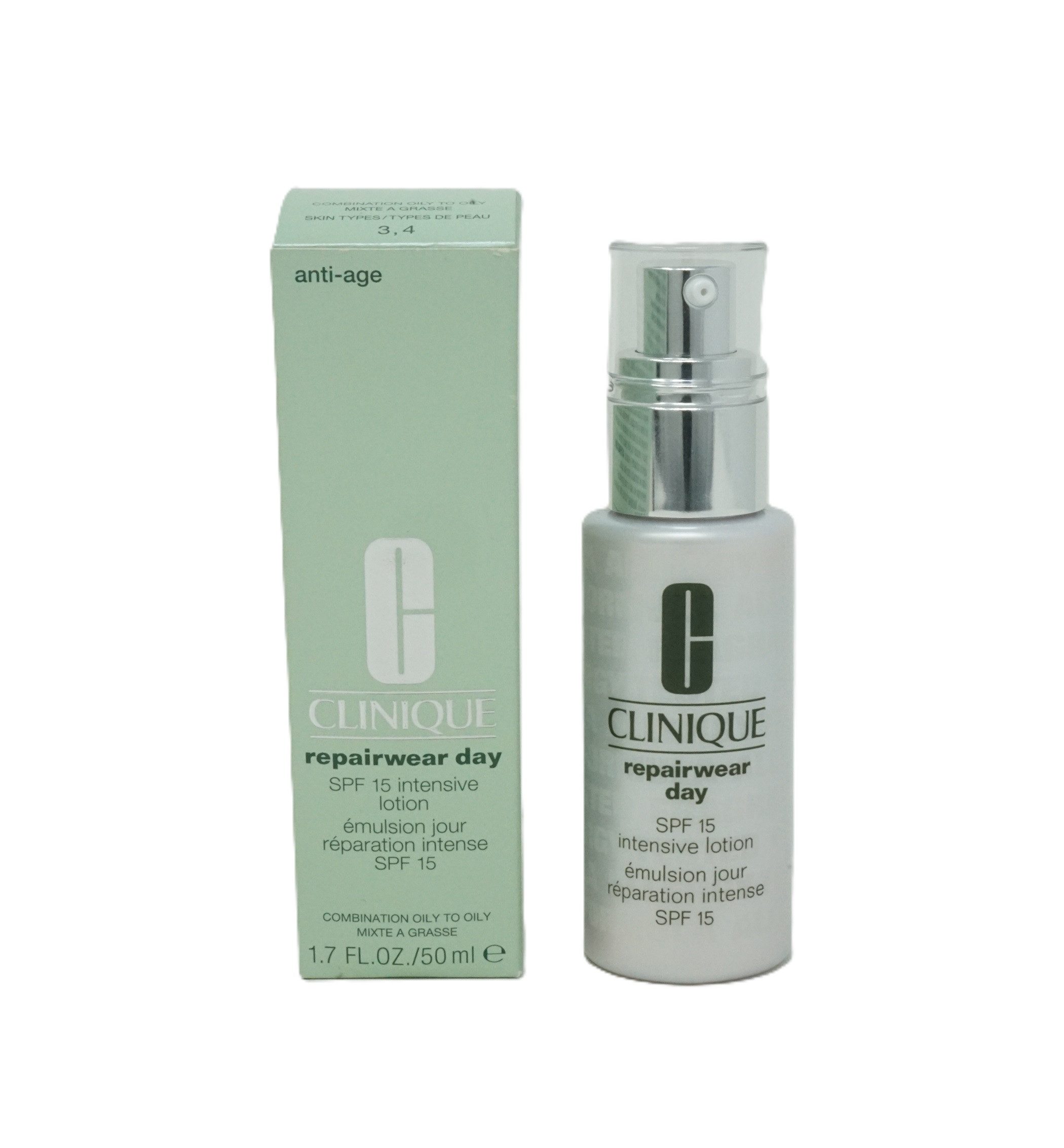 Gesichtsgel Clinique Repairwear day SPF15 Tageslotion 50 ml