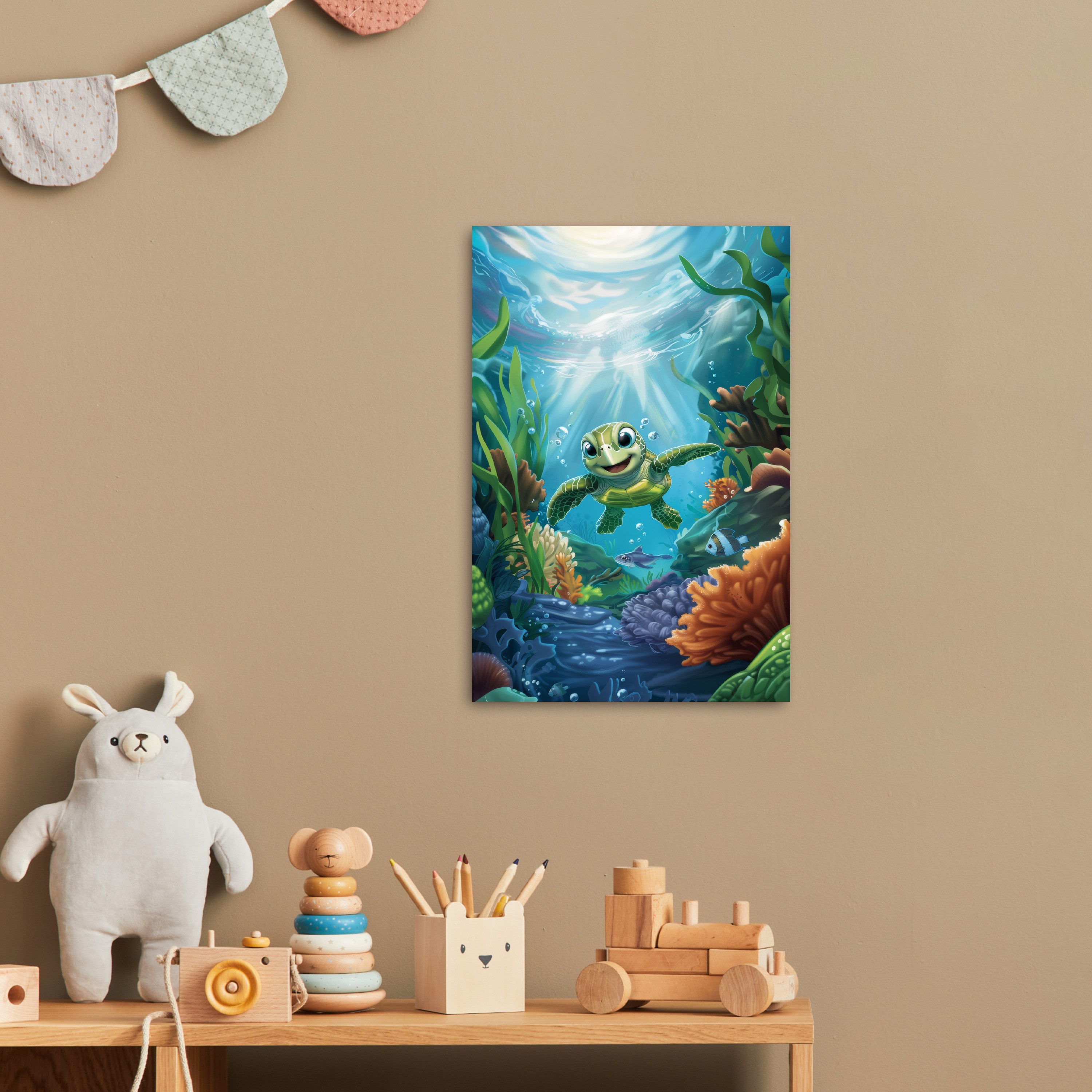 MuchoWow Poster Schildkröte - Meerestiere - günstig online kaufen
