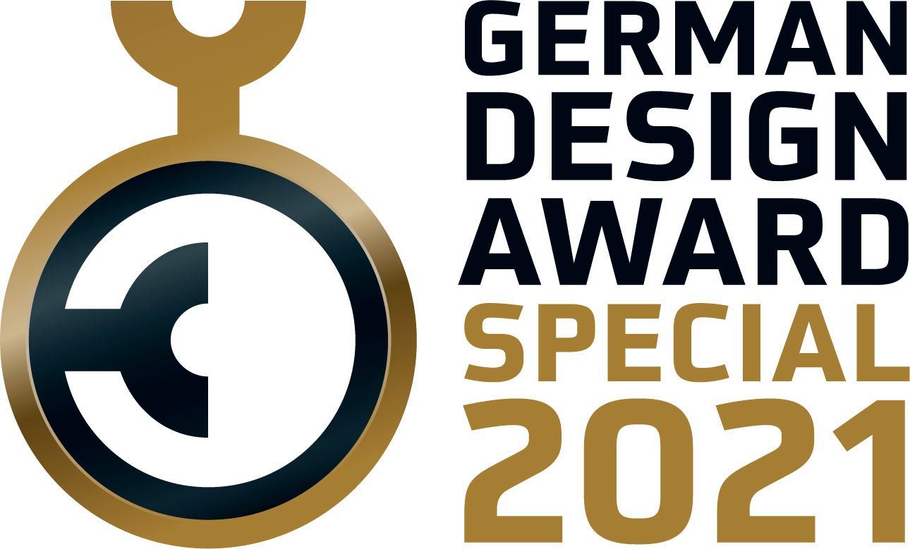 2021 anthrazit Award PLY Müller | Regalelement dem German LIVING Design SMALL mit SEVEN, anthrazit VERTIKO Ausgezeichnet