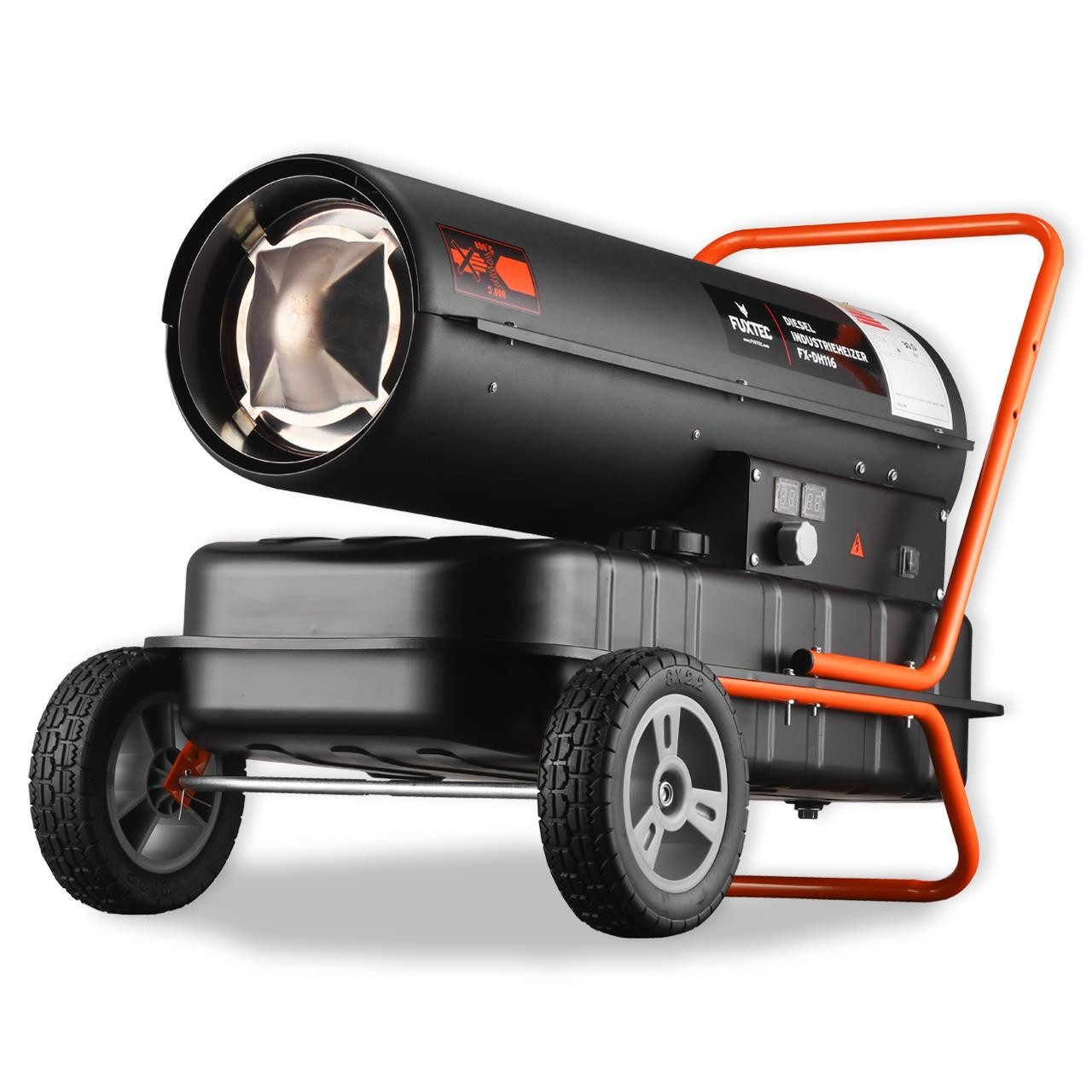 FUXTEC Heizgerät FX-DH116, 30 W, Ventilator-Kühlerlüftung, regelbares Thermostat, Netzausfallerkennung