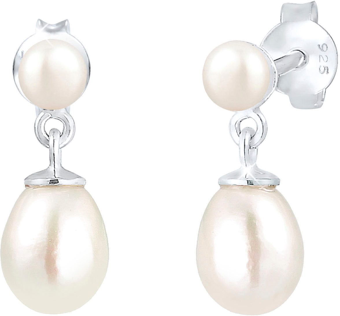 Elli Paar Ohrstecker Schmuck Geschenk Silber 925 Ohrringe, mit Süßwasserzuc günstig online kaufen