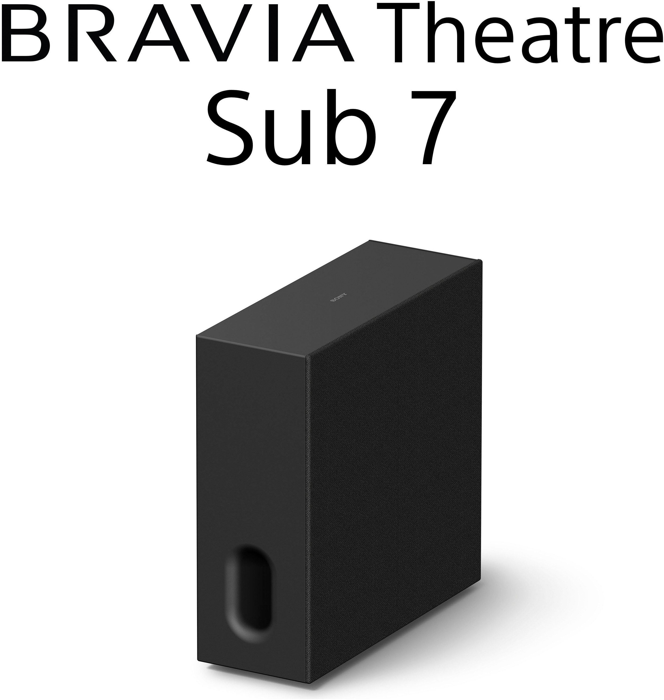 Sony BRAVIA Theatre Sub 7 (SA-SW 7) Subwoofer (WLAN, 100 W, 100 W Tiefbass-Sound, einfache Einrichtung + Steuerung, 2-Wege-Design)