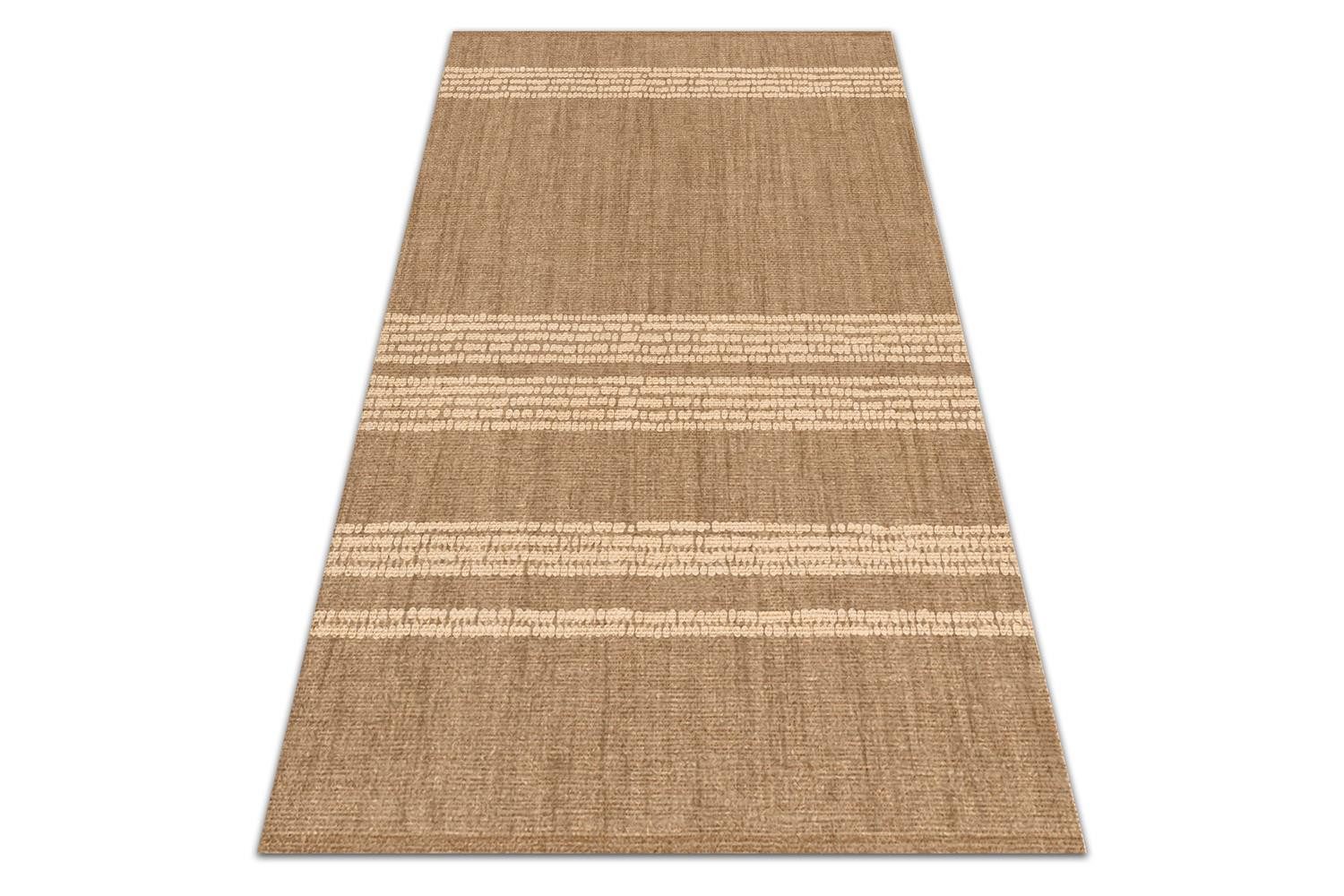 Tulup Vinylteppich Wohnzimmer Teppich PVC-Bodenmatte Dekorative Waschbarer Stoffmuster, Rechteckig