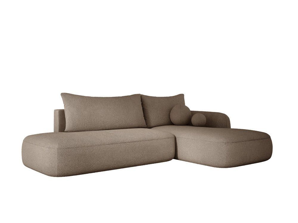 Luxusbetten24 Schlafsofa Designer Sofa Babu Bouclé, mit Stauraum und Schlaf günstig online kaufen