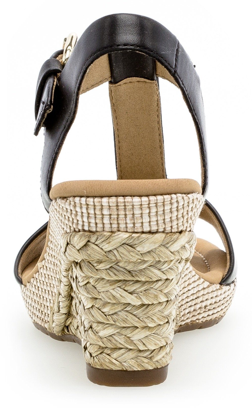 Gabor MILANO Keilsandalette, Sommerschuh, Sandale, Keilabsatz, mit Bastbezu günstig online kaufen