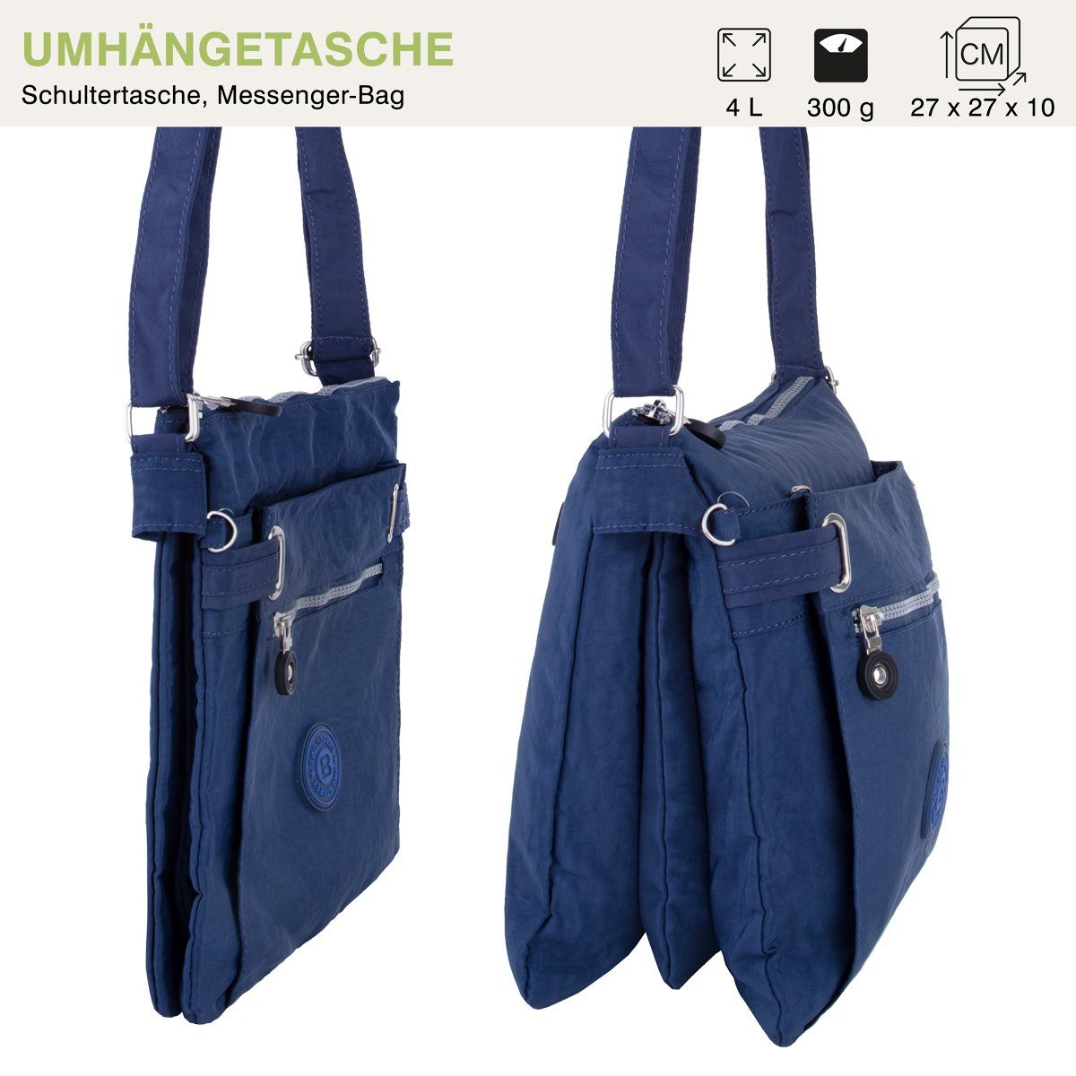 compagno Henkeltasche, Sportive Umhänge-Tasche 3-Fächer mit günstig online kaufen