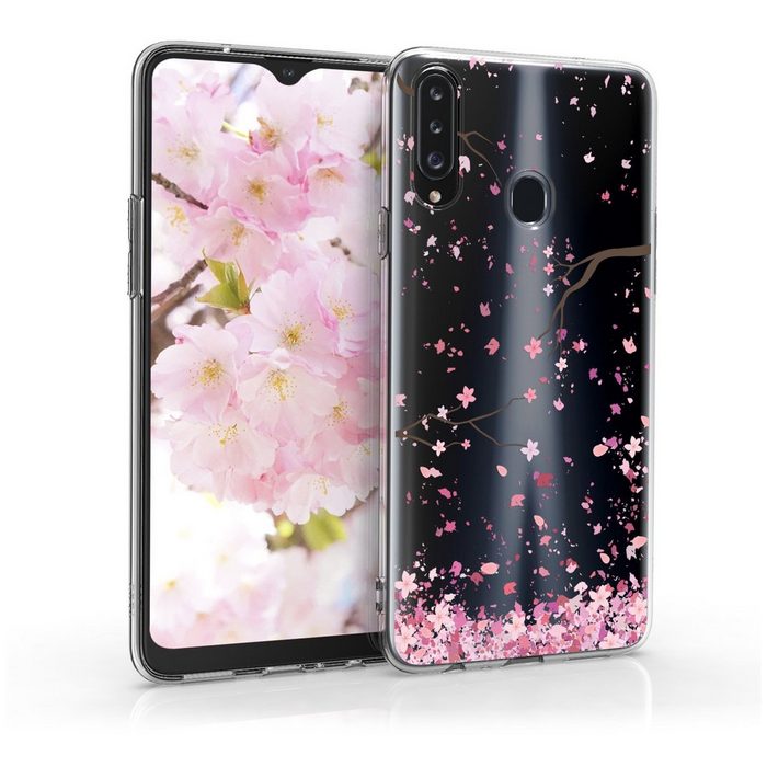 kwmobile Handyhülle Case für Samsung Galaxy A20s Hülle Silikon transparent - Silikonhülle