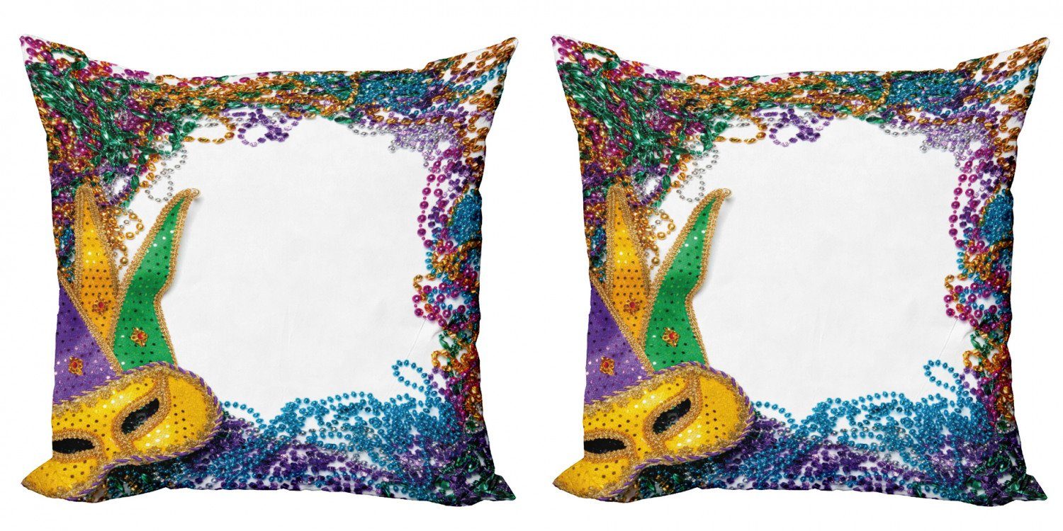 Karneval Modern Feiertags-Farben Doppelseitiger Abakuhaus Accent Kissenbezüge Stück), Digitaldruck, (2
