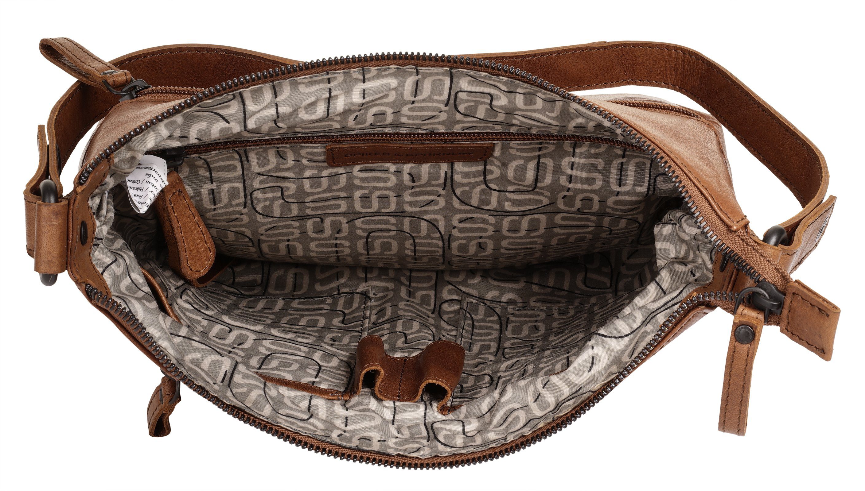 Spikes & Sparrow Umhängetasche SHOULDER BAG (1-tlg), echt Leder