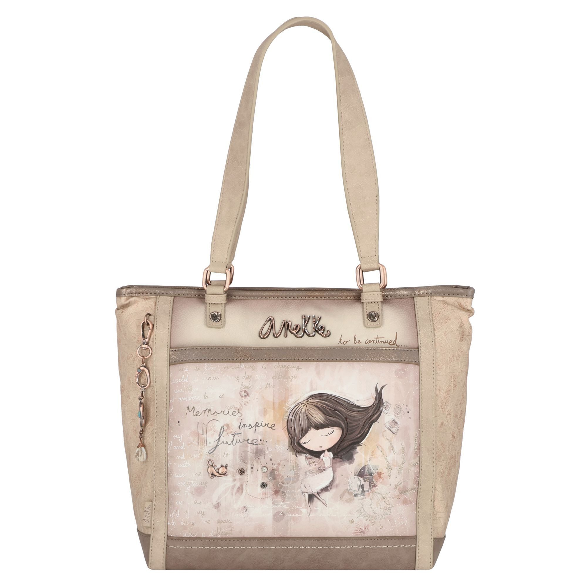 Schultertasche Nature