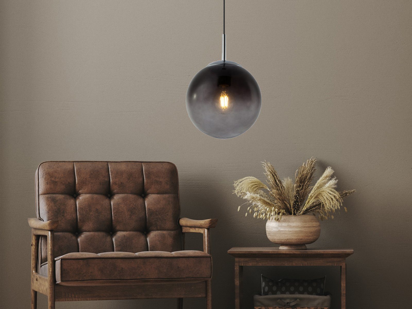 GLOBO LIGHTING LED Pendelleuchte, LED wechselbar, warmweiß, klein ausgefall günstig online kaufen