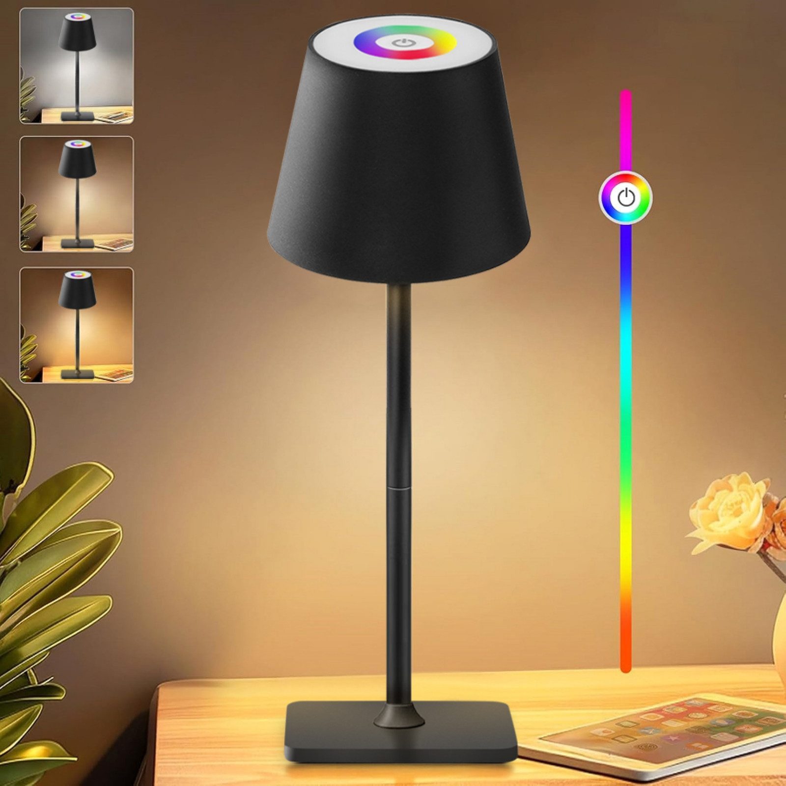 Elegear LED Tischleuchte dimmbare Lampe, Nachttischlampe, günstig online kaufen