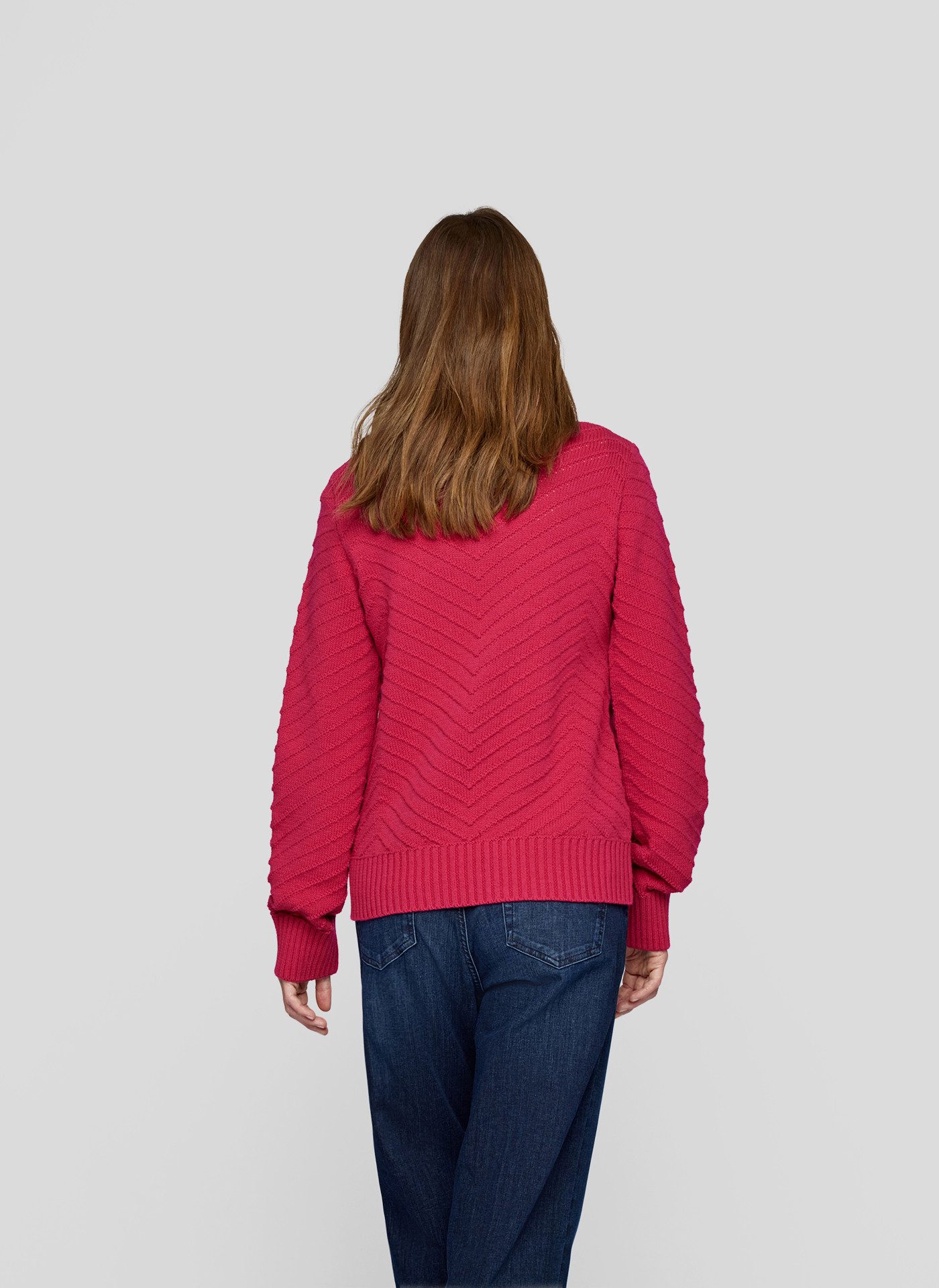 Rabe Strickpullover mit Ripp-Muster