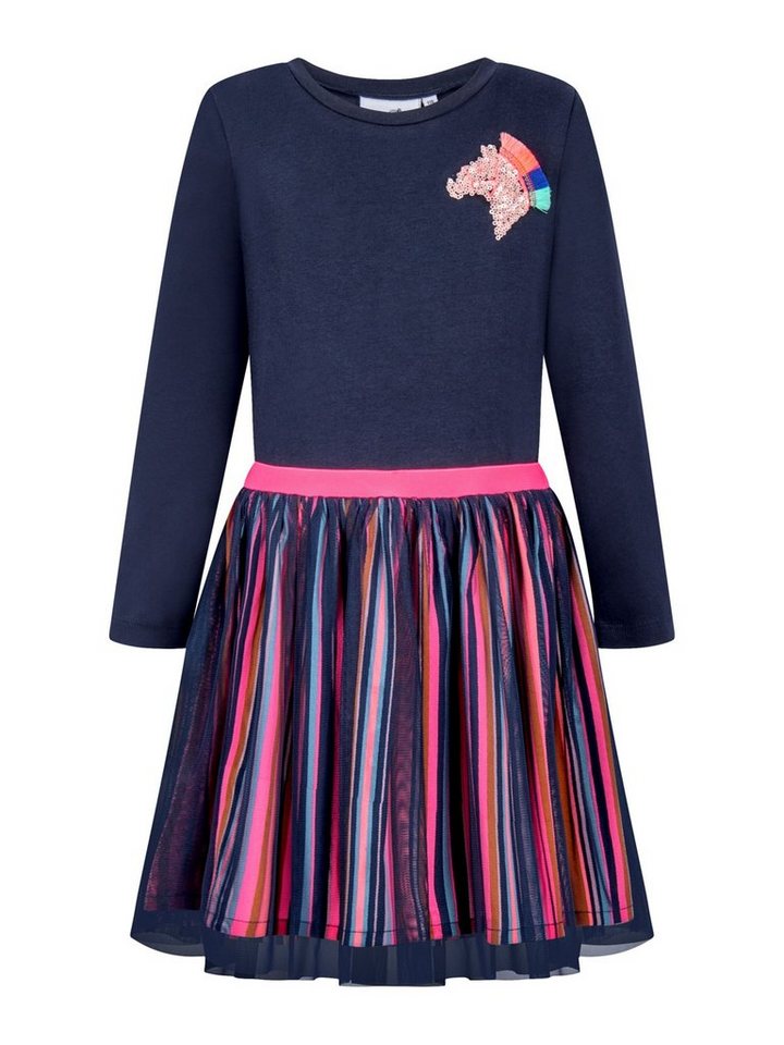 happy girls Jerseykleid (1-tlg) Drapiert/gerafft, Pailletten, Abgesteppter  Saum/Kante