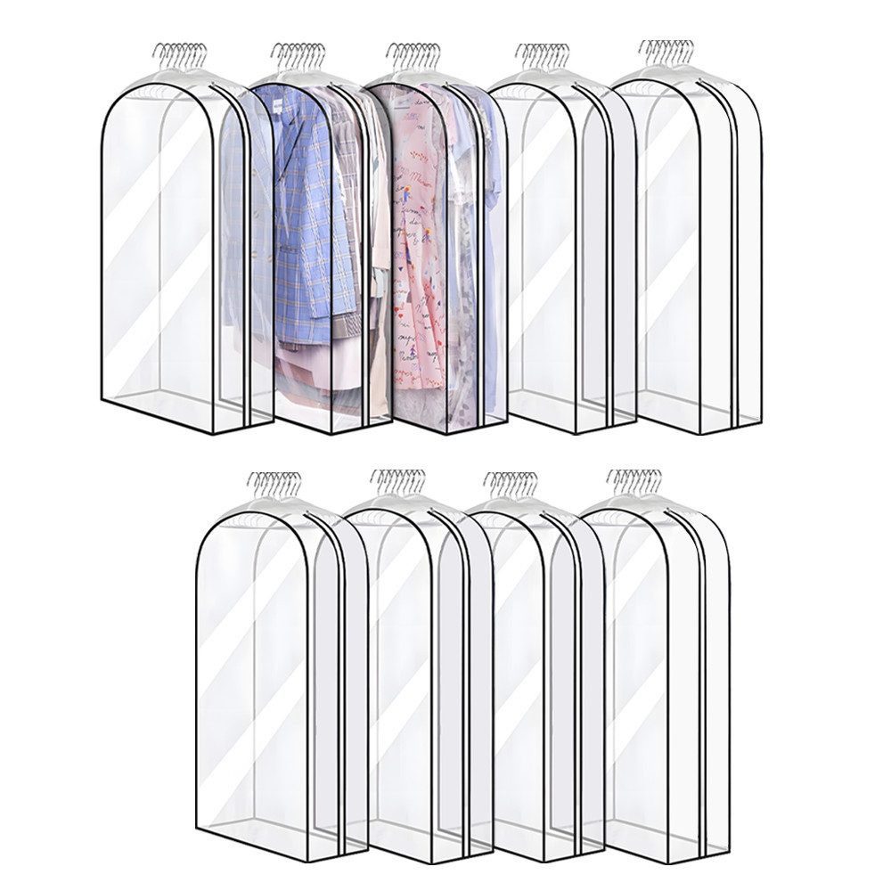 Kleidersack Kleidersack Anzug 3 Stück, Transparent 60x100 cm Atmungsaktiver Stoff
