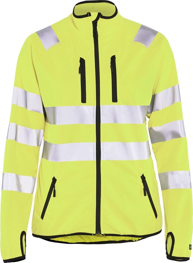 Warnschutz-Shirt Damen High Vis Softshell Jacke