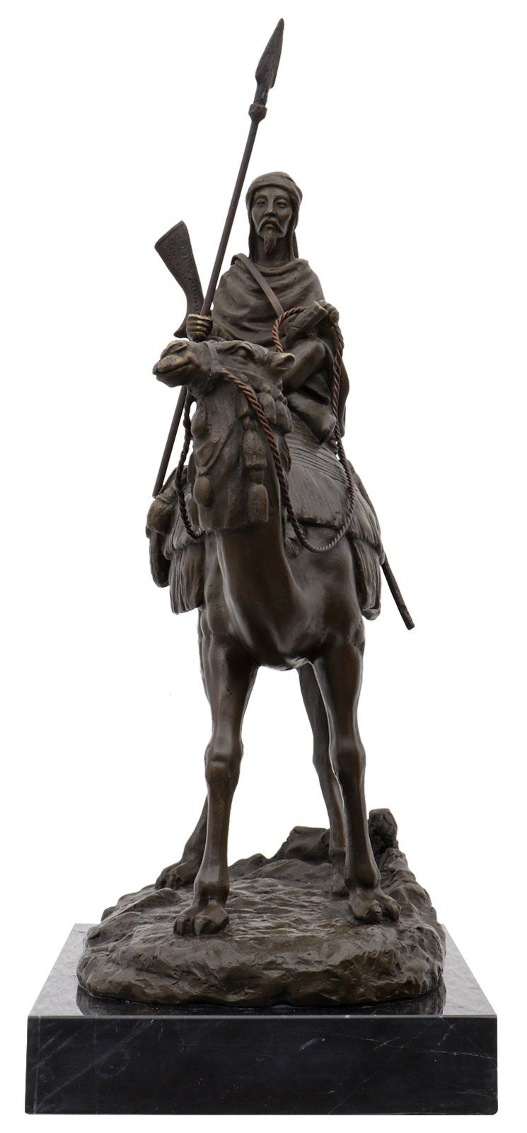 Dromedar Beduine Kamel Skulptur dr Orient Aubaho Bronzeskulptur Bronze Figur sculpture