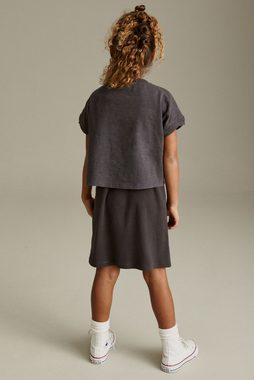 Next T-Shirt & Kleid Geripptes 2-in-1-Kleid und T-Shirt (2-tlg)