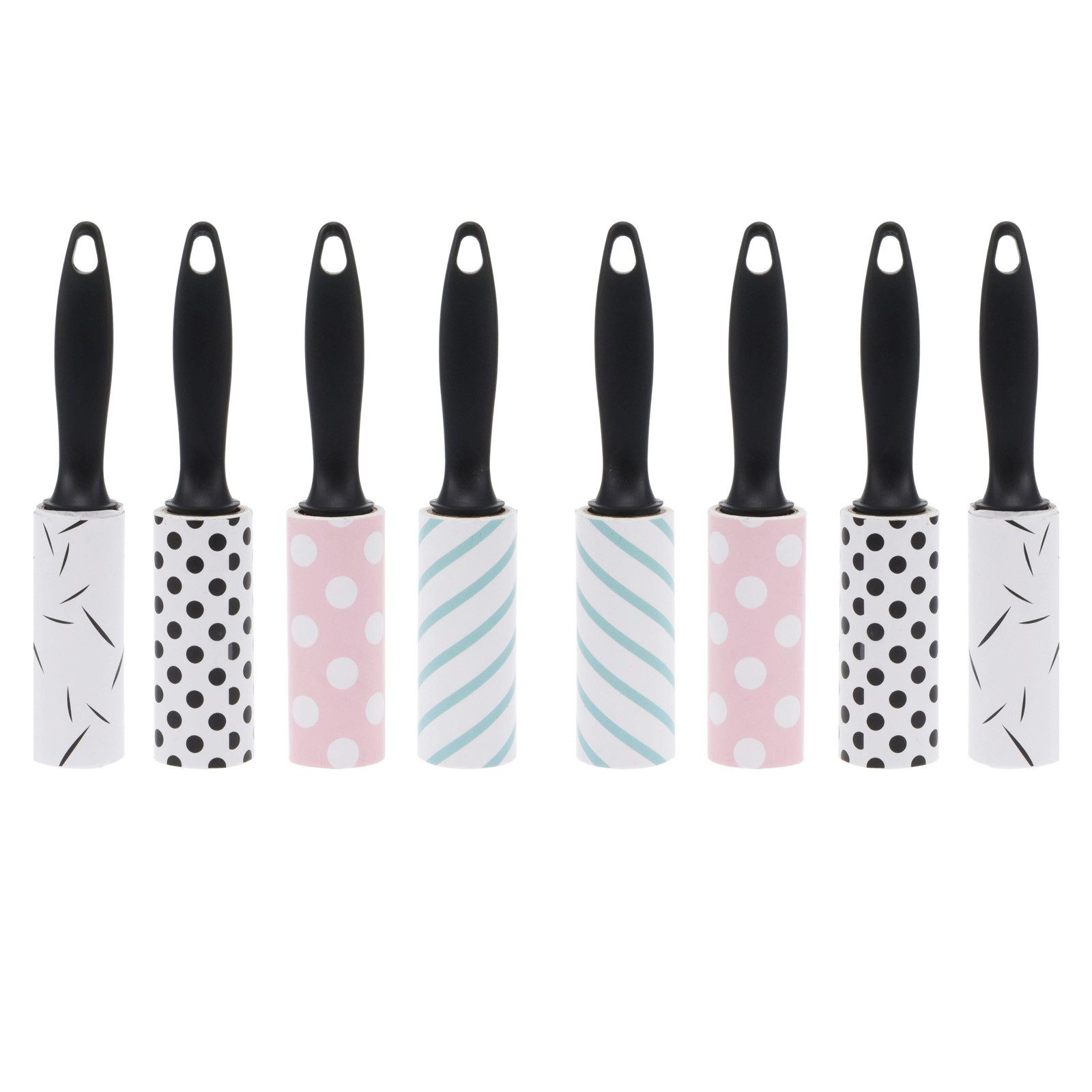 HAC24 Fusselroller Fusselrolle Flusen Entferner Tierhaarrolle Flusenrolle Kleiderrolle, 8er Set 34 Blatt Pro Rolle
